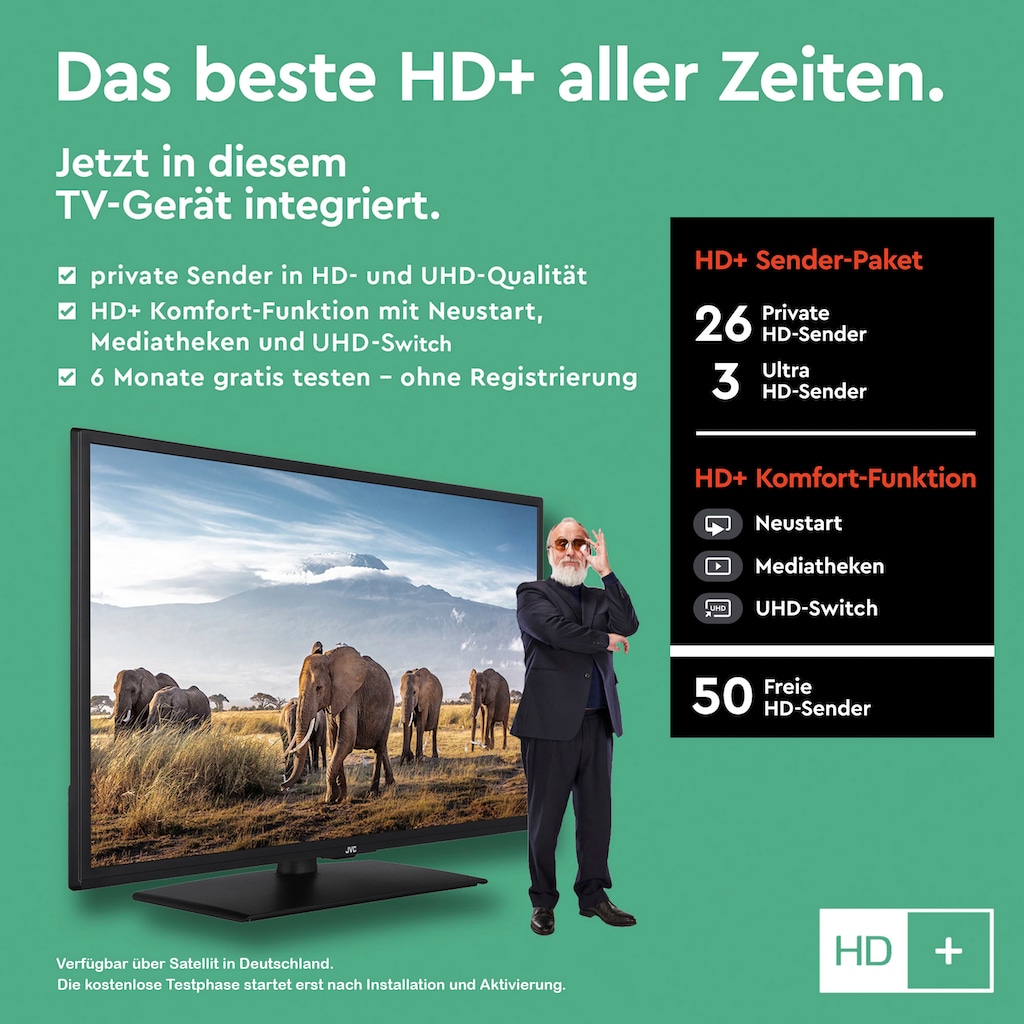 JVC LED-Fernseher »LT-32VH5157«, 80 cm/32 Zoll, HD ready, Smart-TV