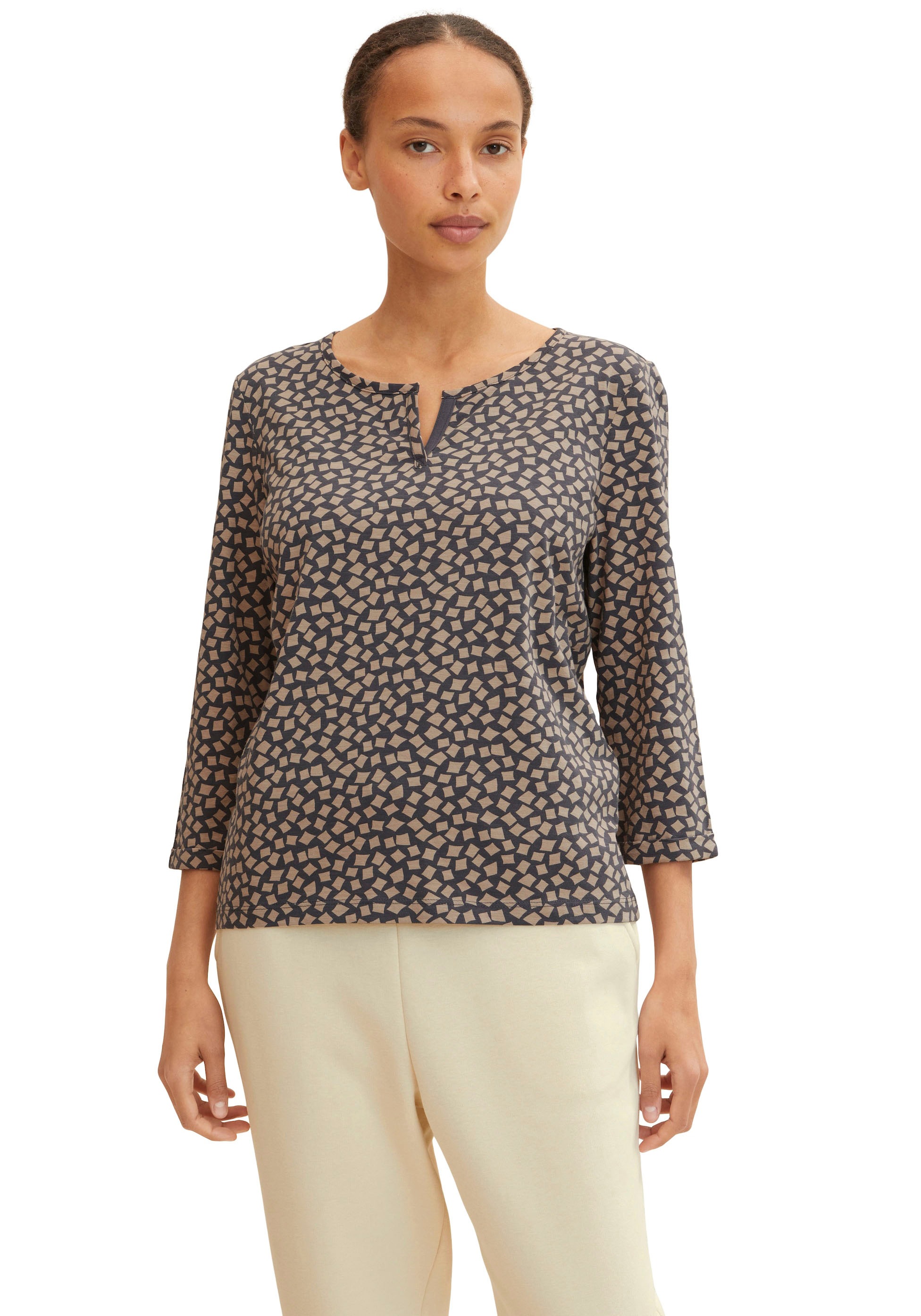 TOM TAILOR 3/4-Arm-Shirt, mit Henley-Ausschnitt kaufen