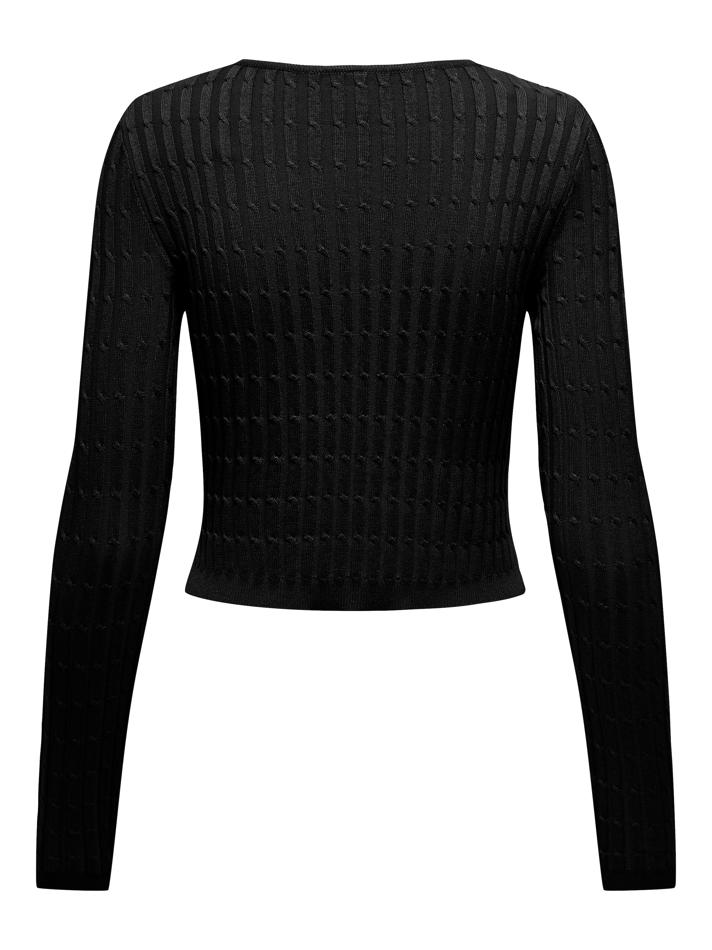 ONLY Strickpullover »ONLMEDDI LS CABLE CROP O-NECK CC KNT«