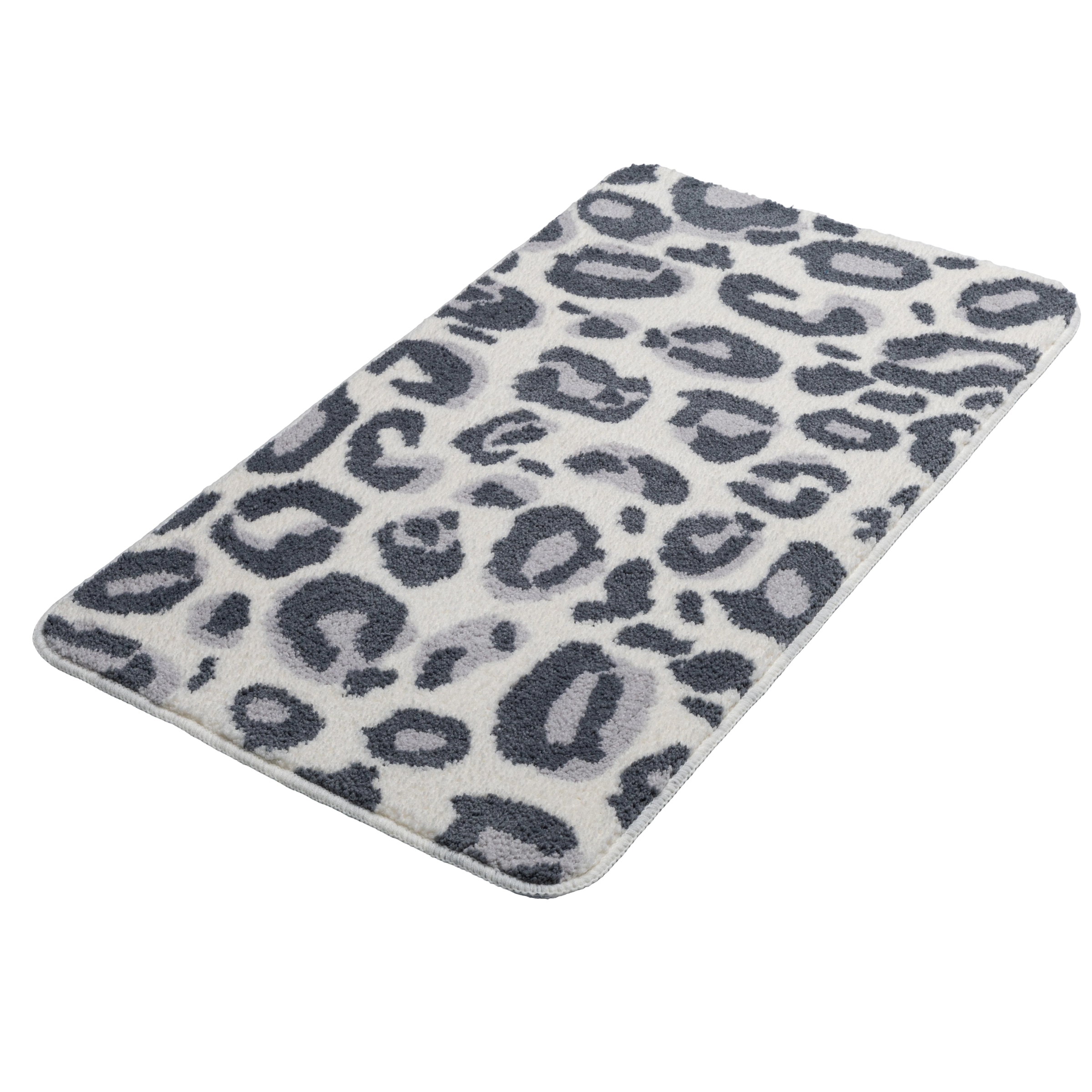 OTTO home Badematte »Regona Leo, Badvorleger, Badezimmer Teppich, Duschvorleger« Höhe 10 mm rutschhemmend beschichtet fußbodenheizungsgeeignet | schnell trocknend Leoparden-Muster, Animal Print, modern