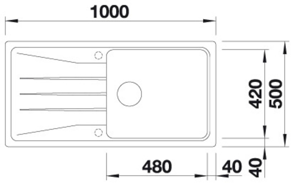 Blanco Einbauspüle »SONA XL 6 S«