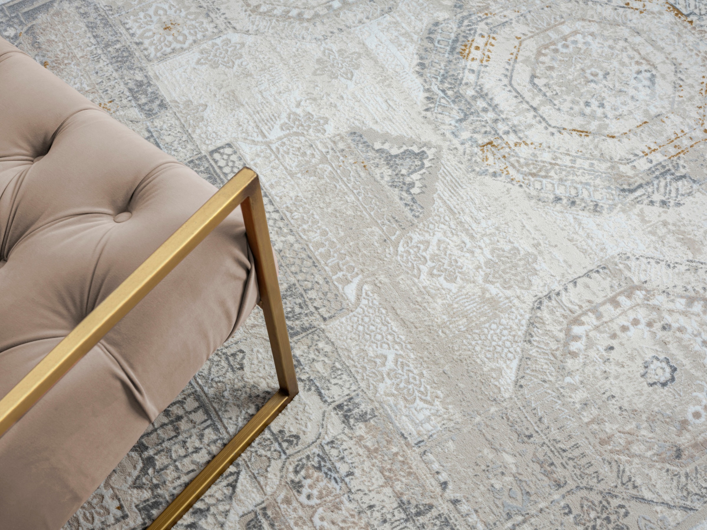 Myflair Möbel & Accessoires Teppich »My Kazak«, rechteckig, 10 mm Höhe, Kurzflor, Retro-Style, besonders weich durch Microfaser, mit Fransen