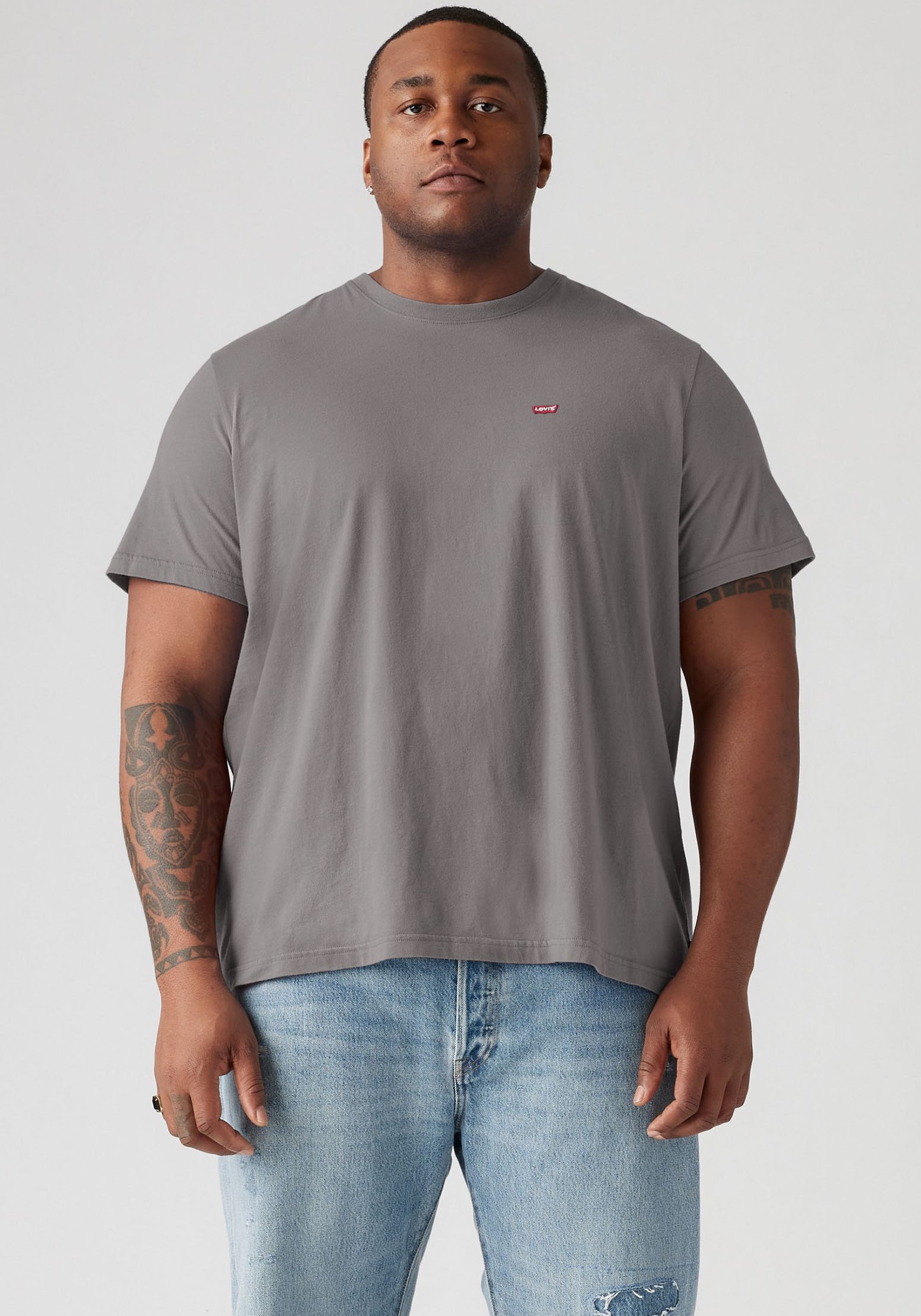 Levis Plus T-Shirt "LE BIG ORIGINAL HM TEE" mit Logo Stickerei günstig online kaufen