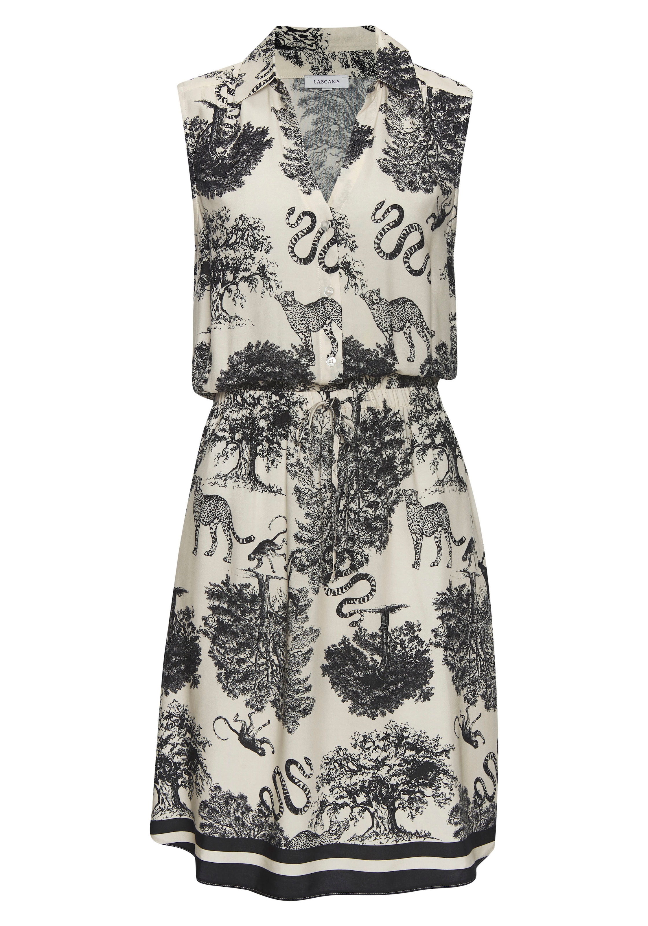 LASCANA Hemdblusenkleid, mit Knopfleiste, Sommerkleid, modisch
