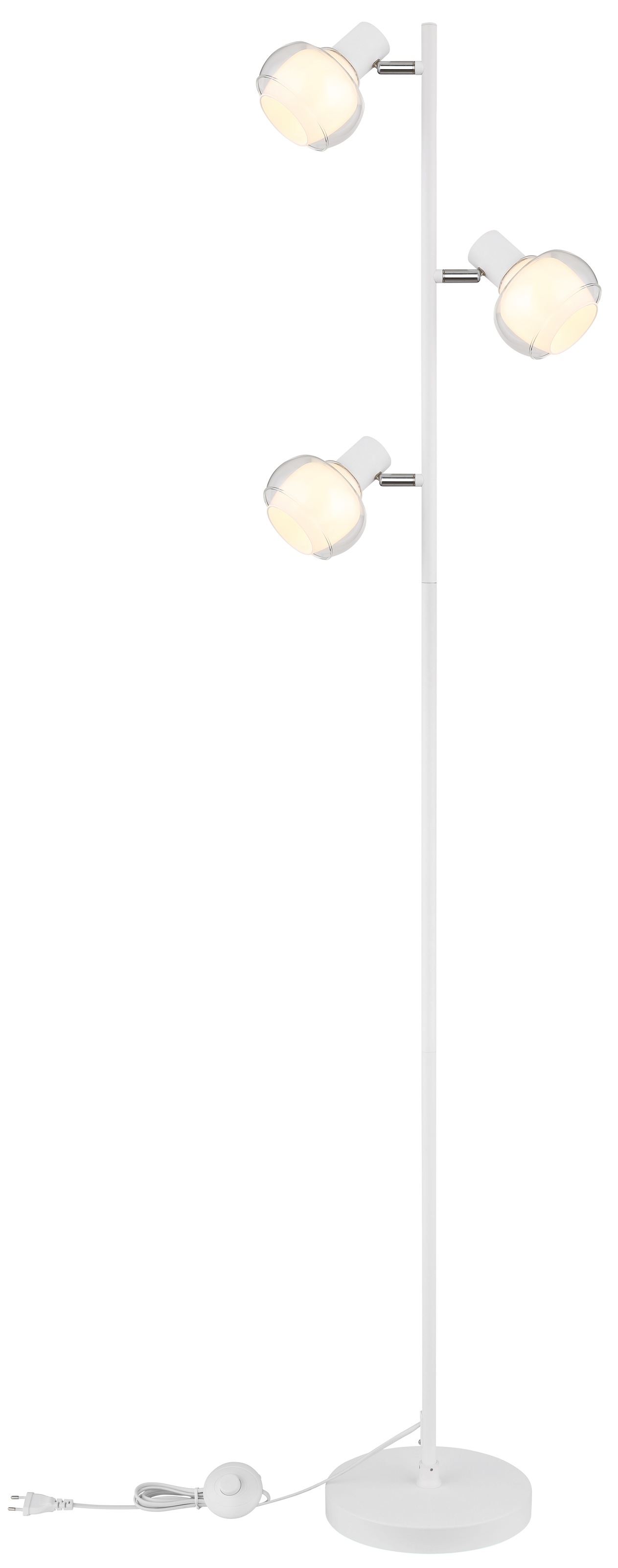 GLOBO LIGHTING Stehlampe »TOKKI« E14 1 Stk. Stehlampe Wohnzimmer Schlafzimmer Flur Design-Leuchte