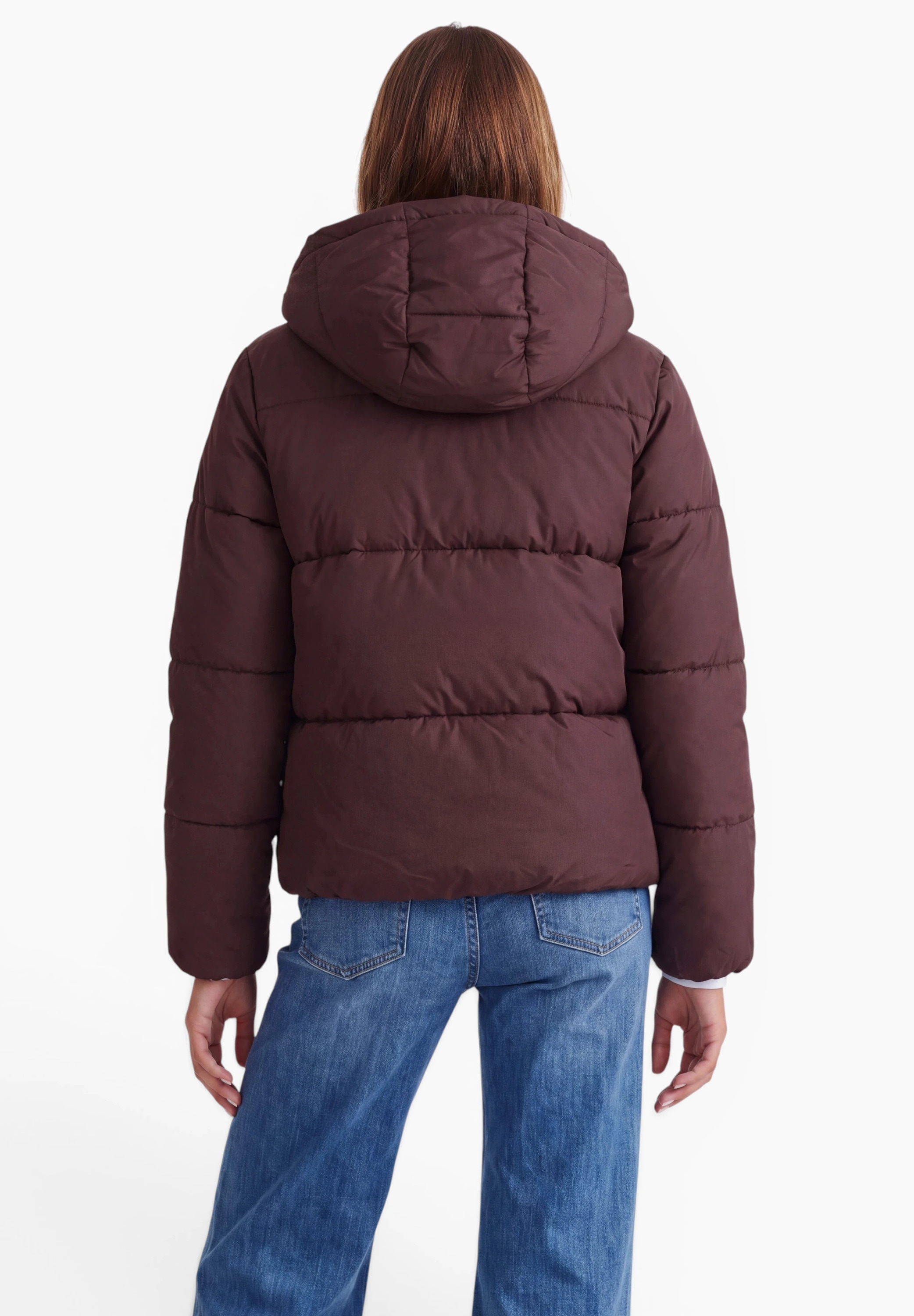 STREET ONE STUDIO Steppjacke mit Kapuze mit moderner Steppung