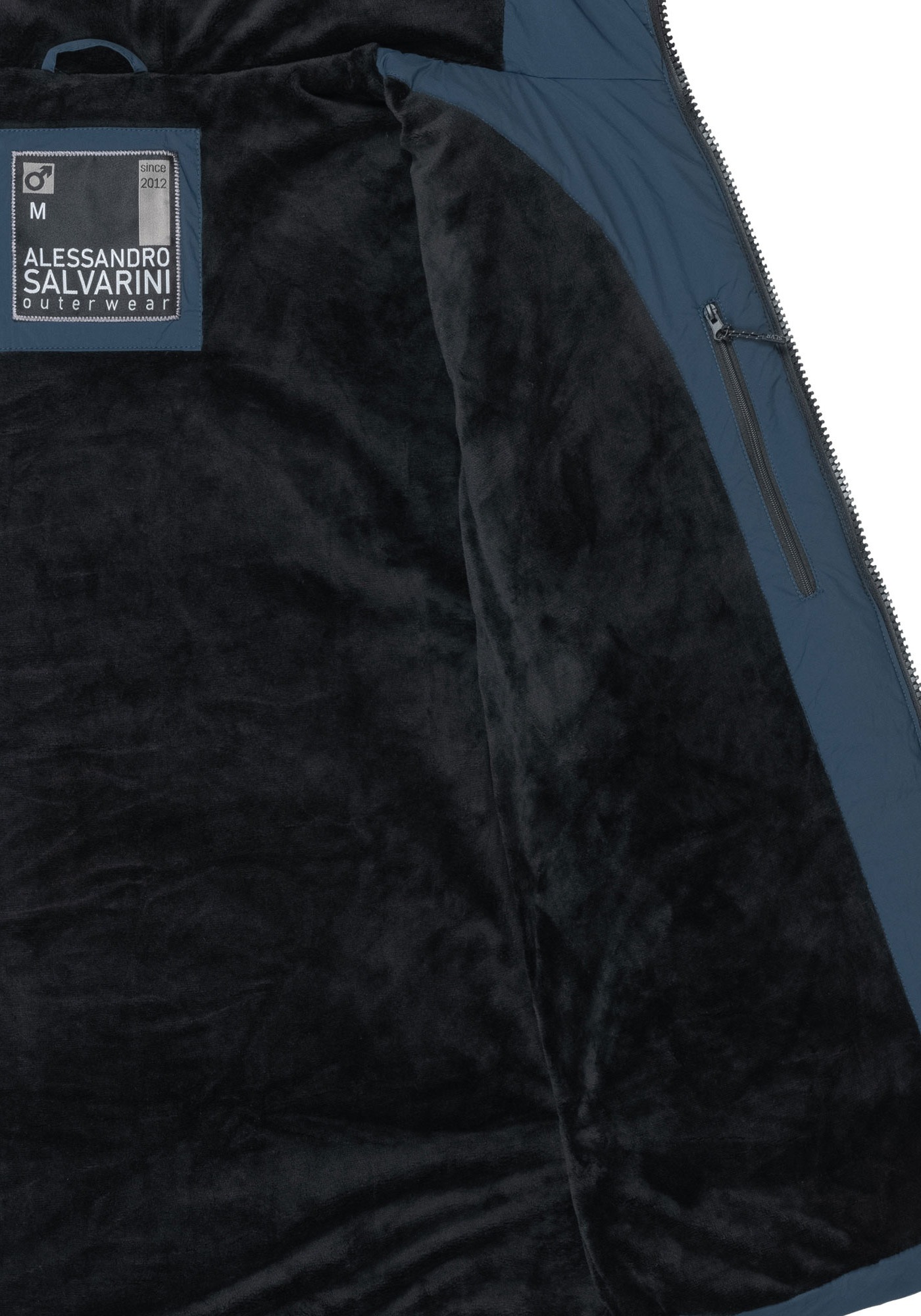 Alessandro Salvarini Winterjacke »ASKelvin«, innen komplett mit warmem Teddyfell