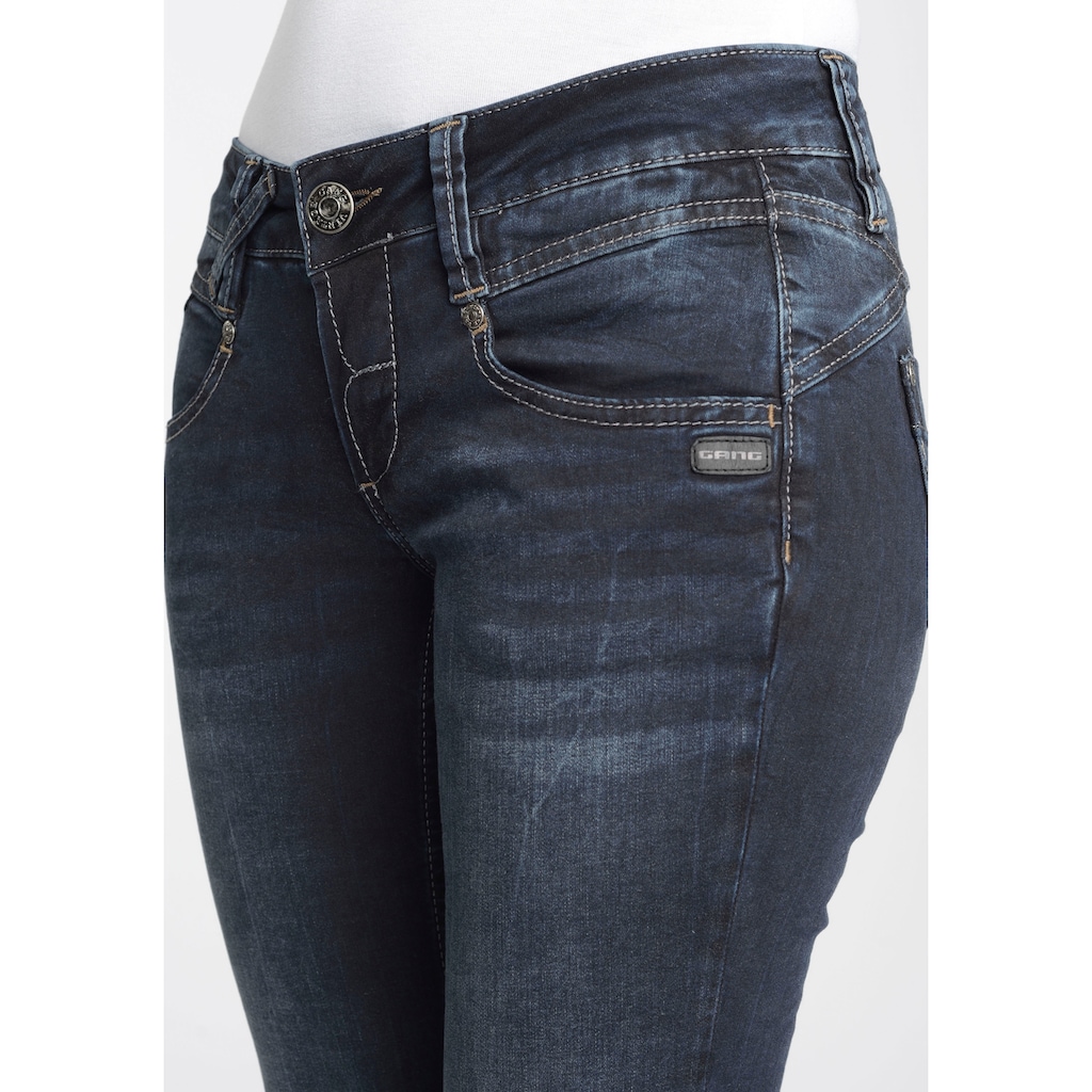 GANG Skinny-fit-Jeans »94Nena«, in authenischer Used-Waschung