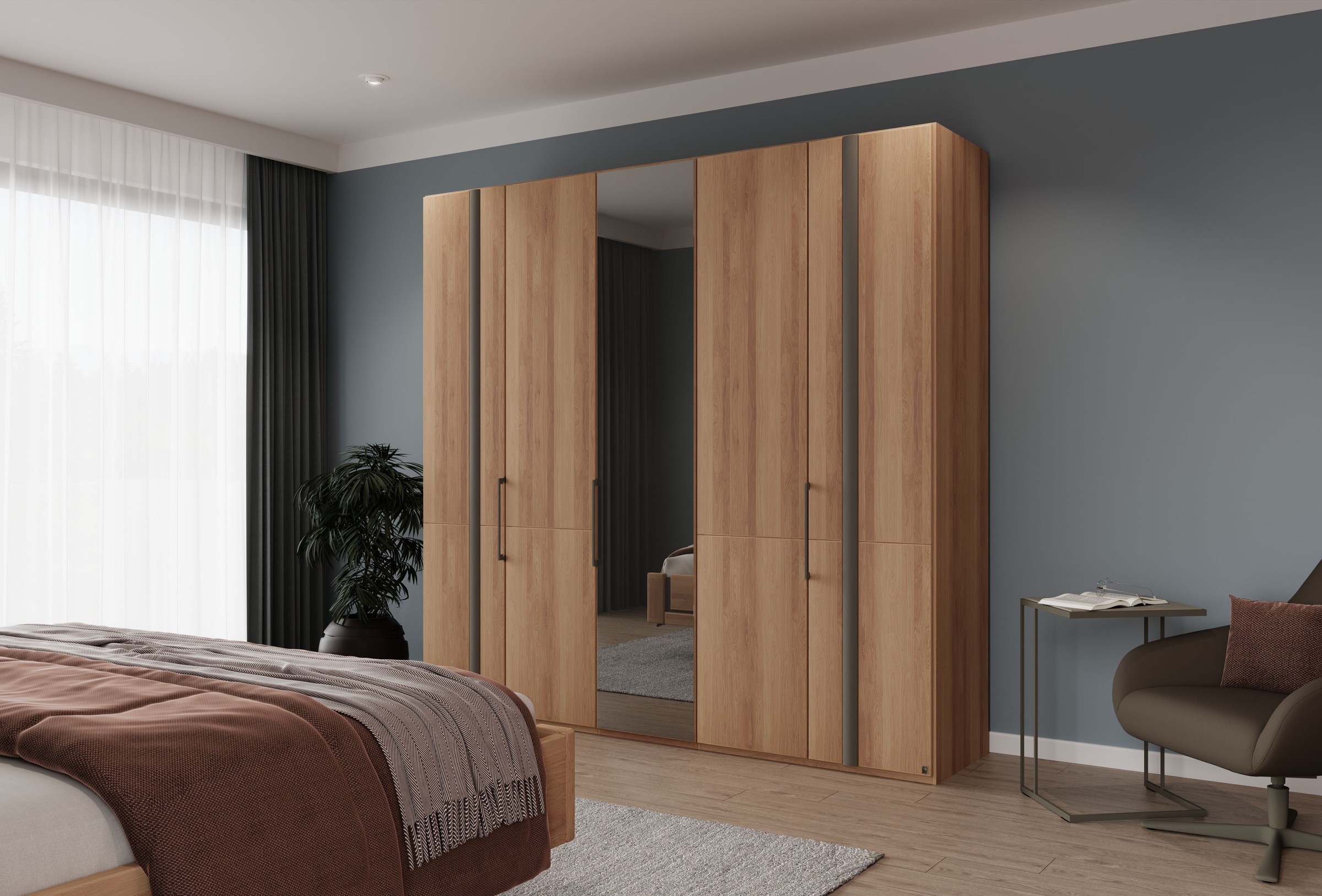 Musterring Kleiderschrank "Sorrent, Kleiderschrank, Schrank, teilmassiv Eic günstig online kaufen