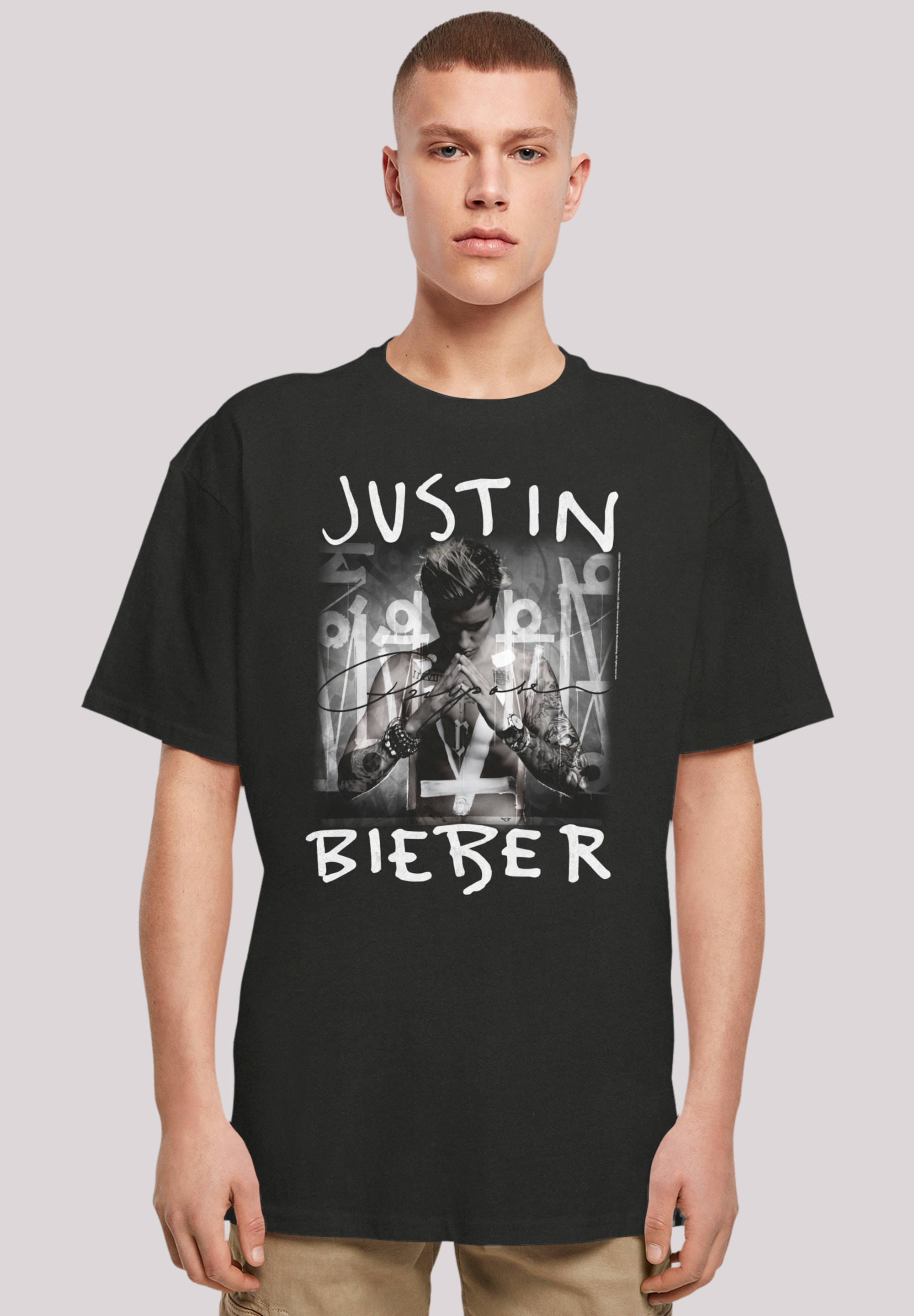 F4NT4STIC T-Shirt "Justin Bieber Purpose Album Cover", Premium Qualität, Mu günstig online kaufen