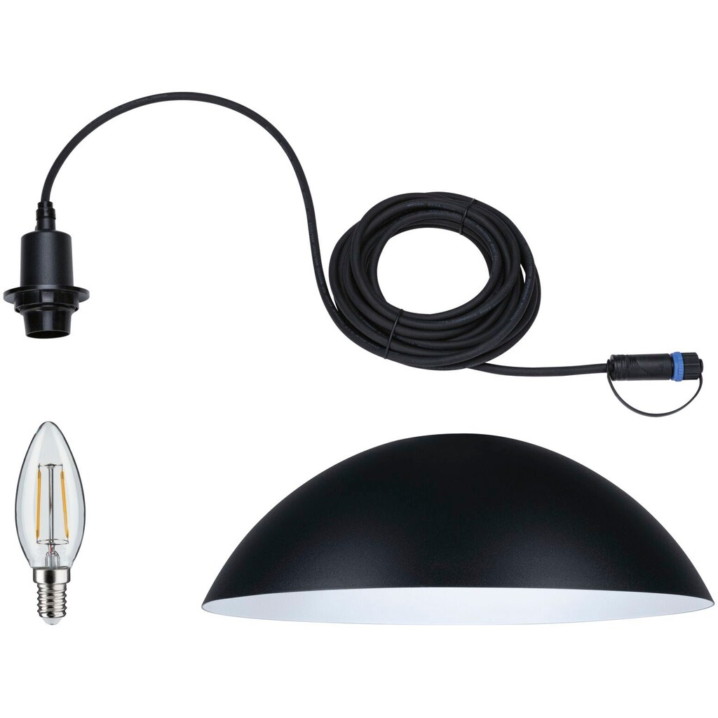 Paulmann LED Pendelleuchte »Outdoor Plug & Shine Mapalo E14 24V 3000K 2W«, 1 flammig-flammig