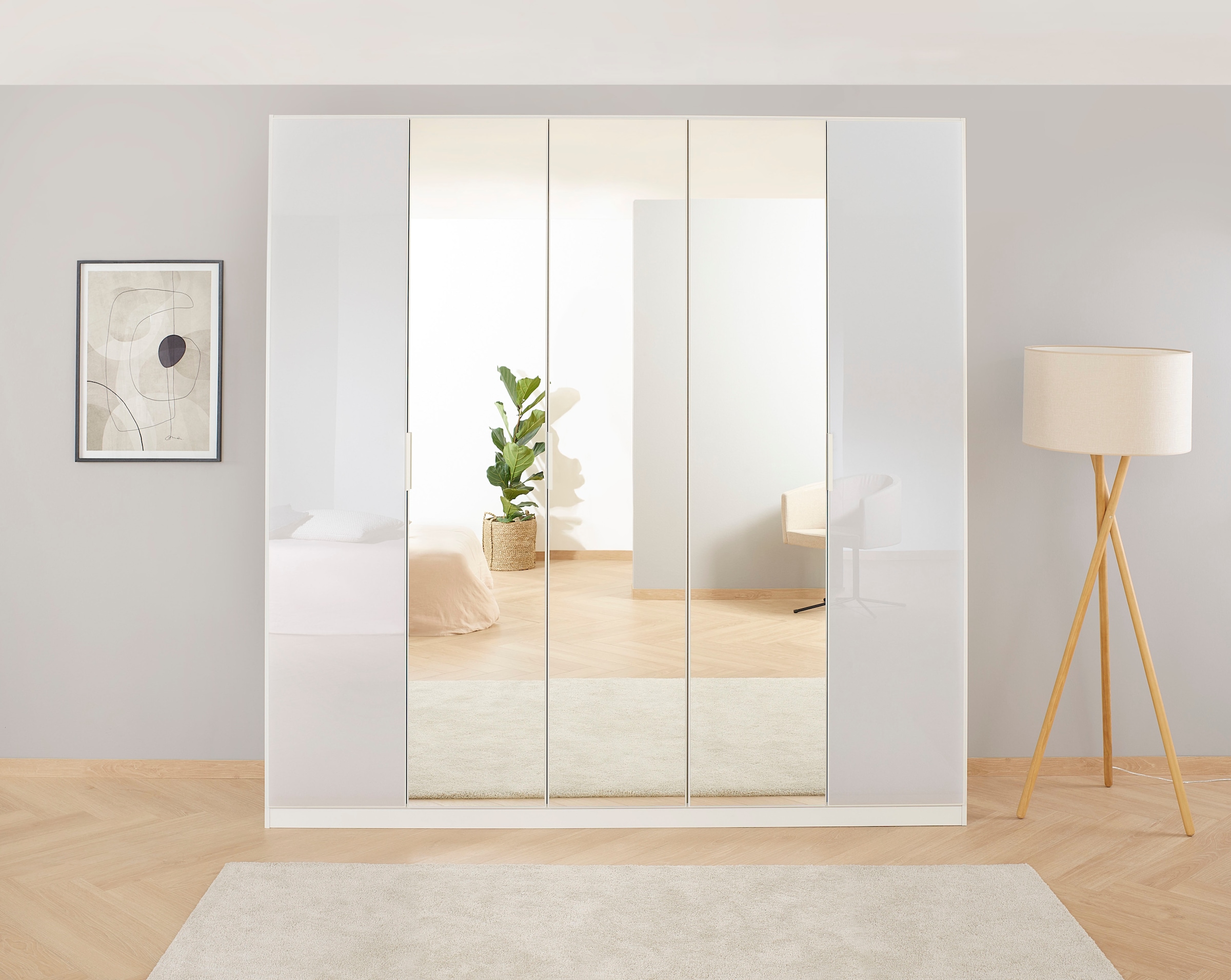 rauch Drehtürenschrank "Kleiderschrank Schrank Garderobe KOLUNA mit Glastür günstig online kaufen