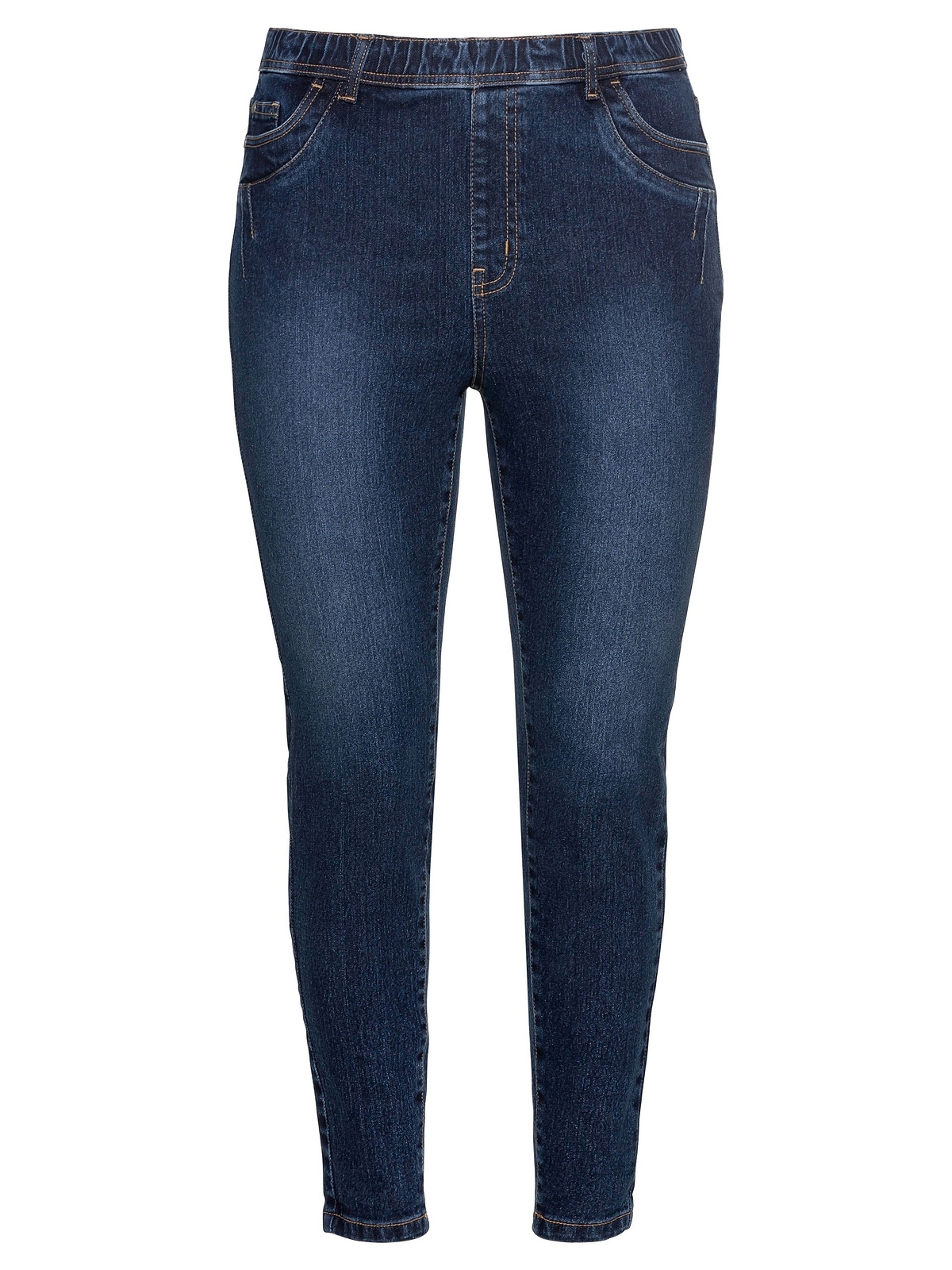 Sheego Stretch-Jeans »Große und Gürtelschlaufen Gummibund BAUR bestellen mit Größen«, 