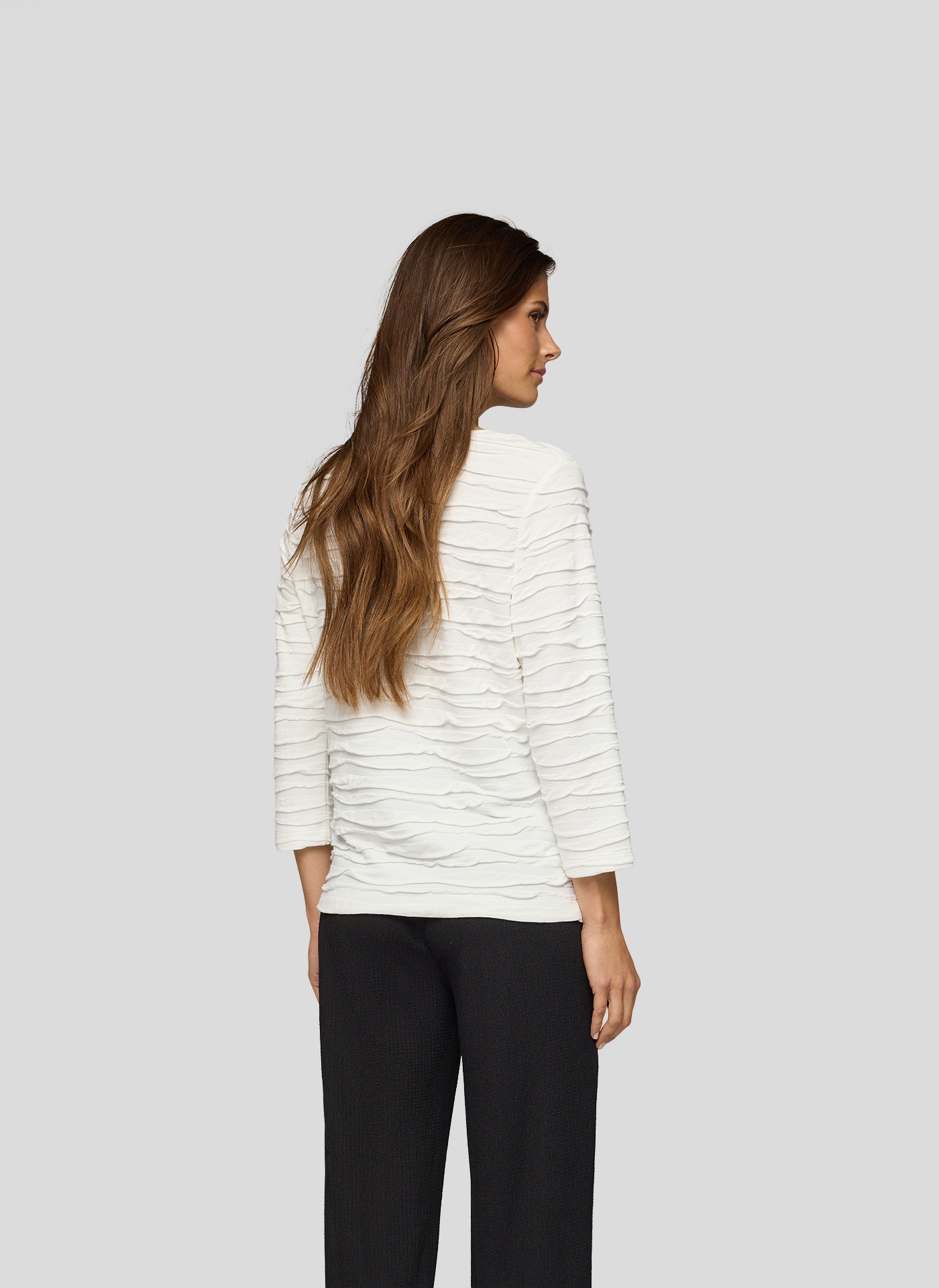 Thumbnail - Rabe 3/4-Arm-Shirt mit Struktur Muster