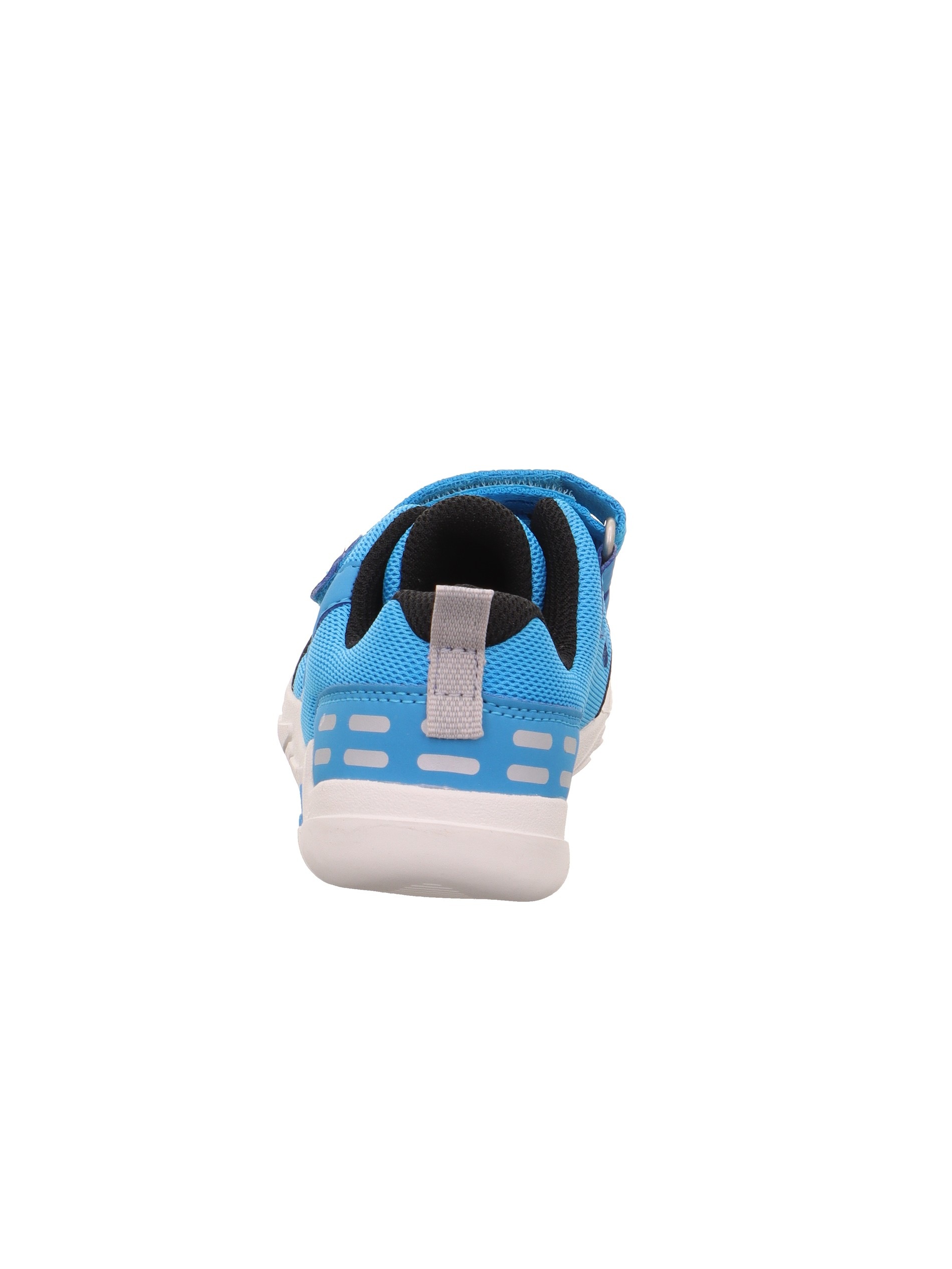 Sneaker SUPERFIT "TRACE WMS: mittel", Damen, Gr. 32, türkis, schwarz, Lacklederimitat, Textil, unifarben mit Farbeinsatz, Schuhe Sneaker, Klettschuh, mit herausnehmbarer Einlage, Größenschablone zum Download 3