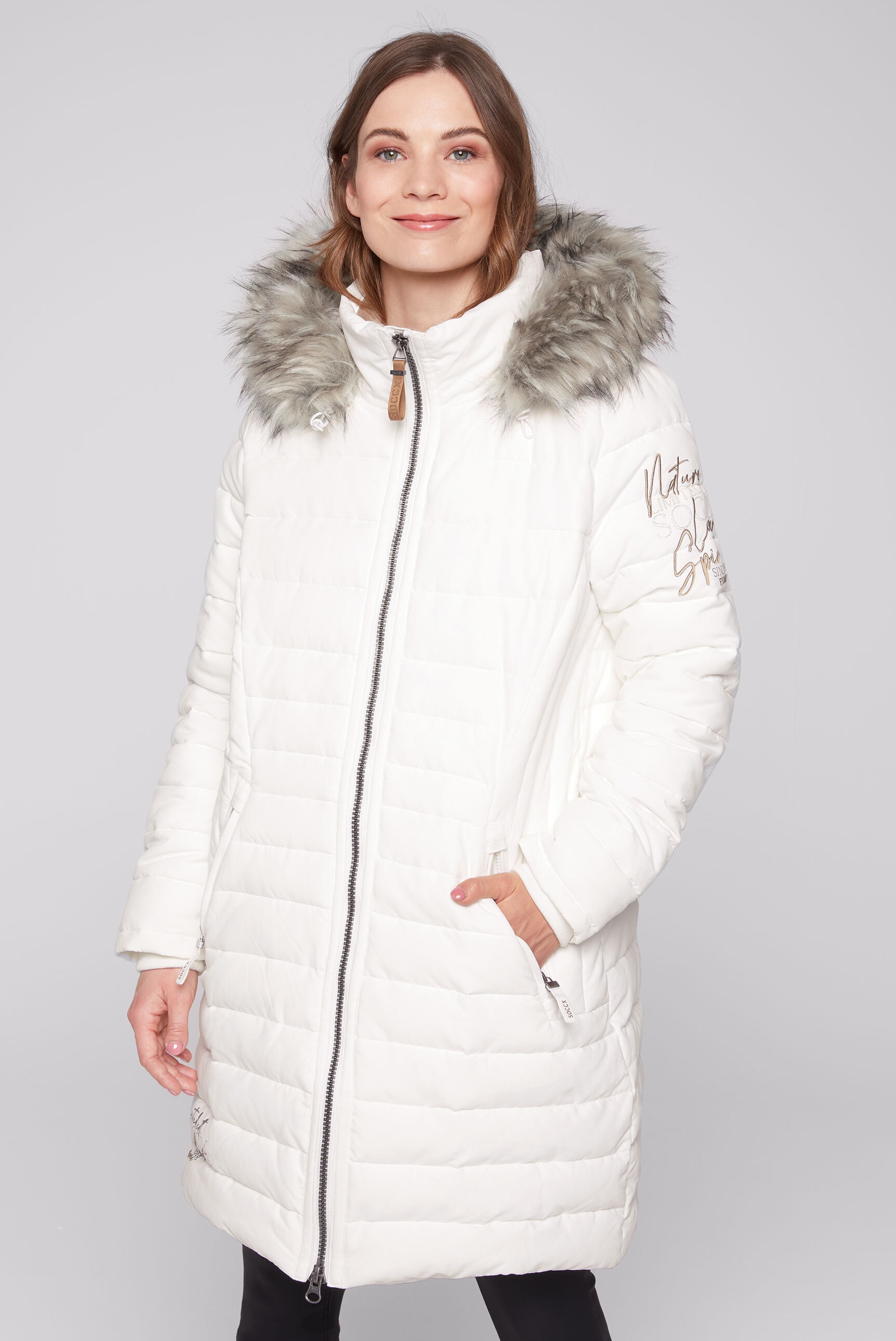 SOLOCOTE Mädchen Winterjacke - Wasserabweisend Mit Fleece-Futter Und Kapuze