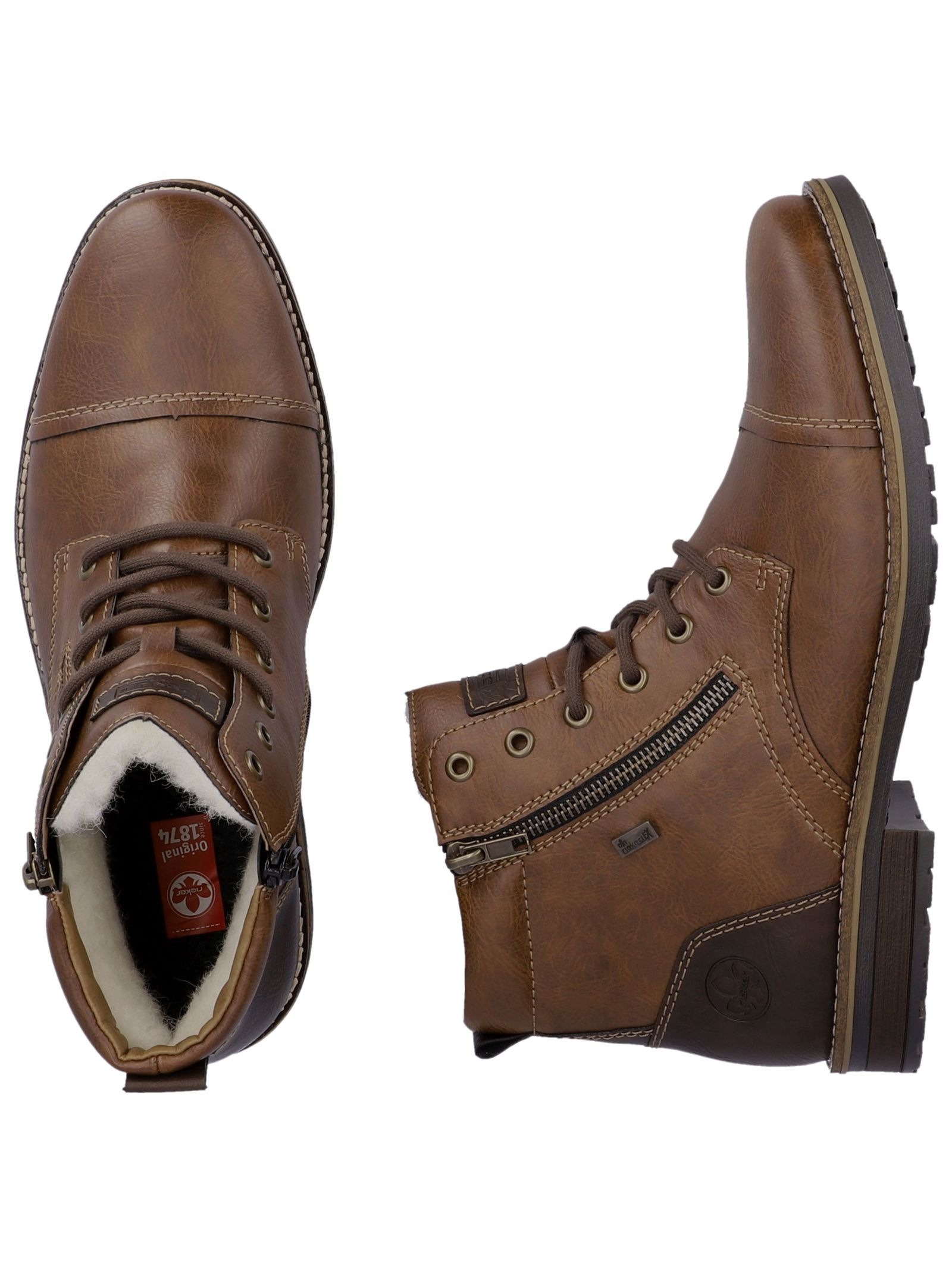 Rieker Schnürstiefelette »Rieker Stiefelette Lederimitat«