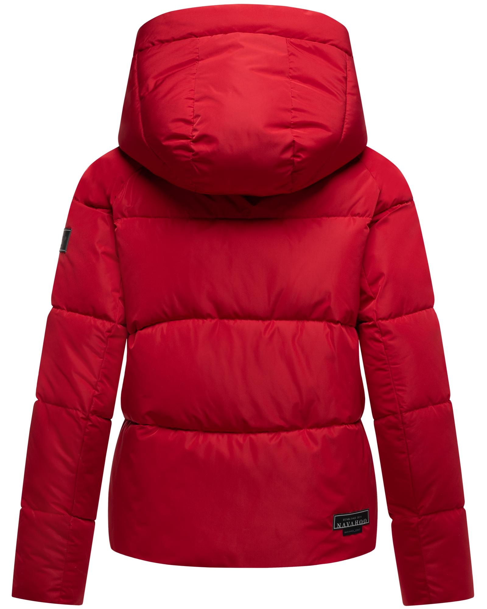 Navahoo Steppjacke »Frostherz XIV«, mit Kapuze, Kurze gesteppte Damen Winterjacke mit abnehmbarer Kapuze