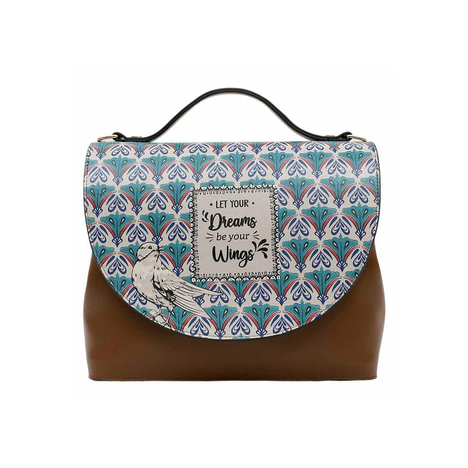 DOGO Henkeltasche "Damen Handy Let Your Dreams Be Your Wings Vegan Damen Ha günstig online kaufen