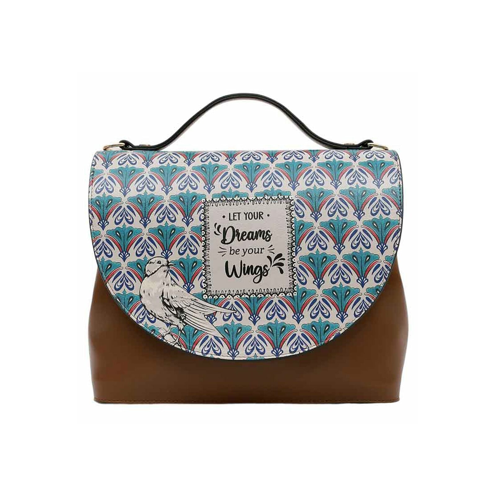 DOGO Henkeltasche "Handy Bag Let Your Dreams Be Your Wings Damen Handtasche günstig online kaufen