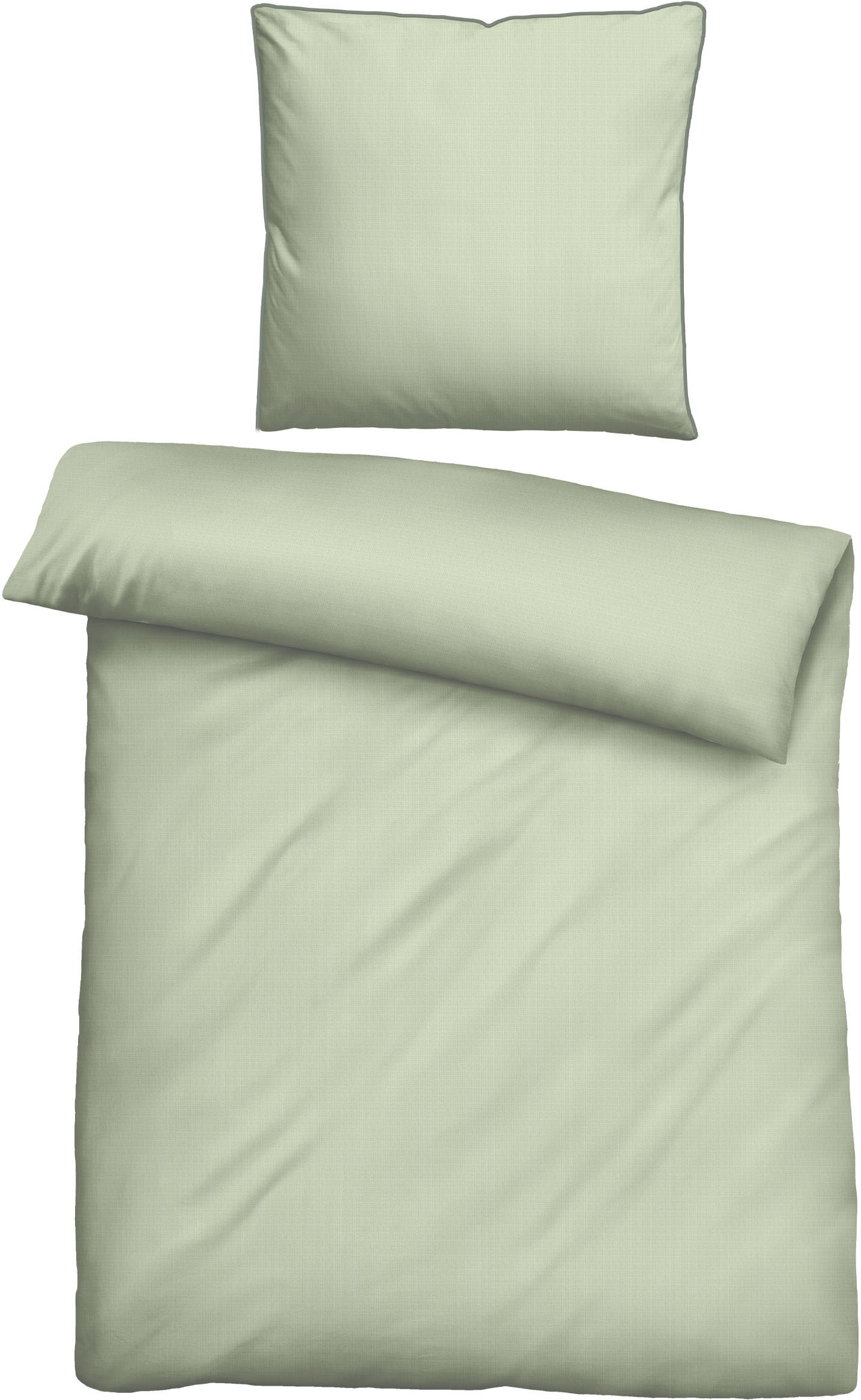 Thumbnail - Biberna Bettwäsche "0290500" 2 Stk. tlg. sehr saugfähig + pflegeleicht, Hoch-Tief-Struktur, Kissen mit Paspel
