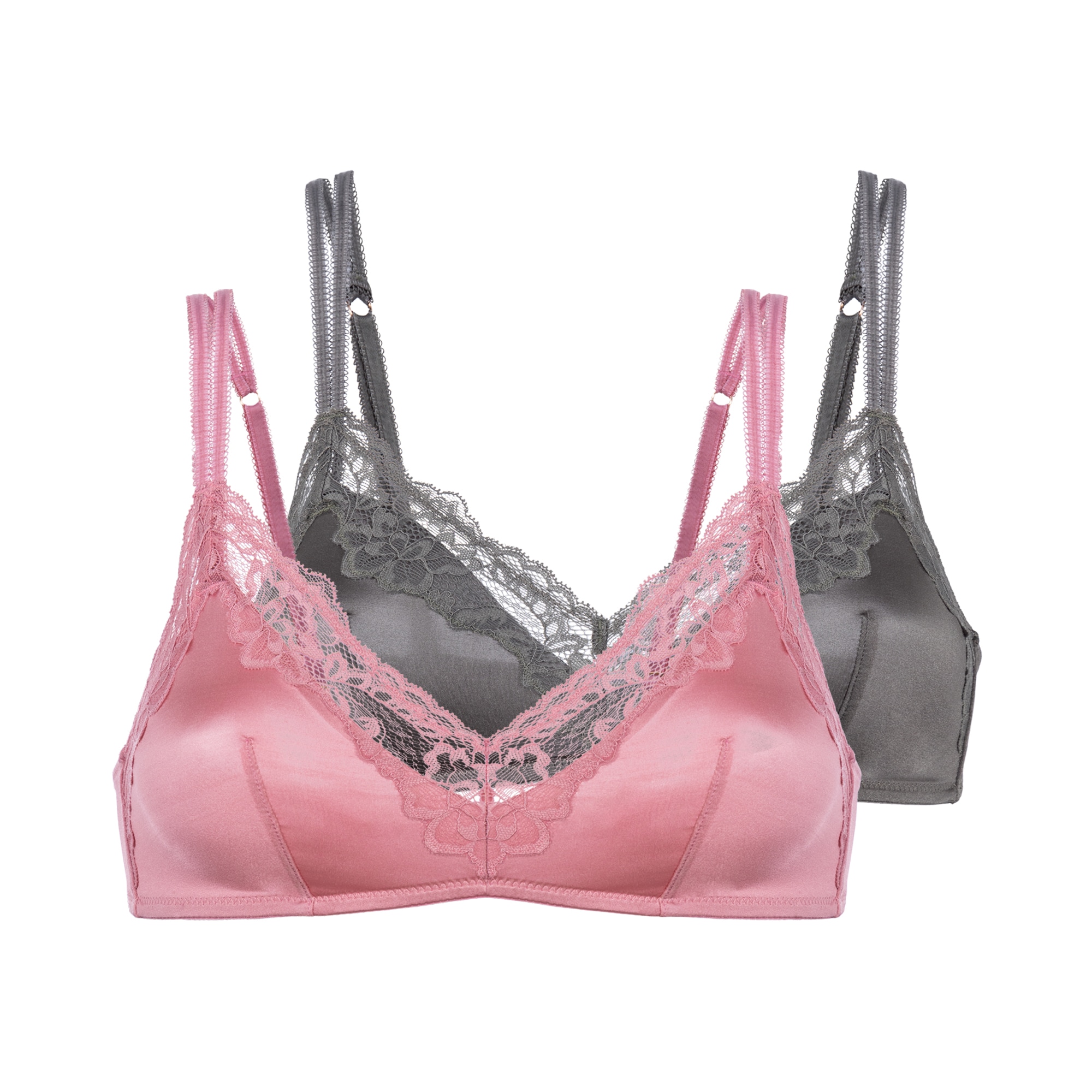 Dorina Bralette "Origins Shiny Micro" mit zarter Spitzenborte, glänzend, verstellbare Träger
