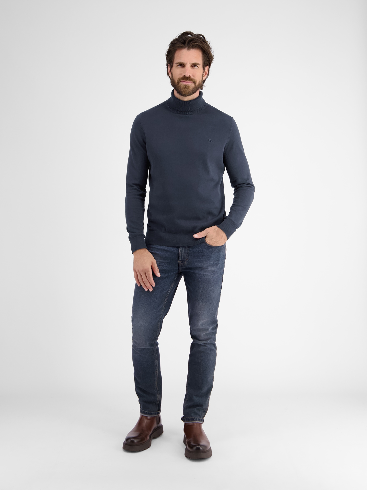 LERROS Rollkragenpullover »LERROS Rollkragen-Strickpullover«