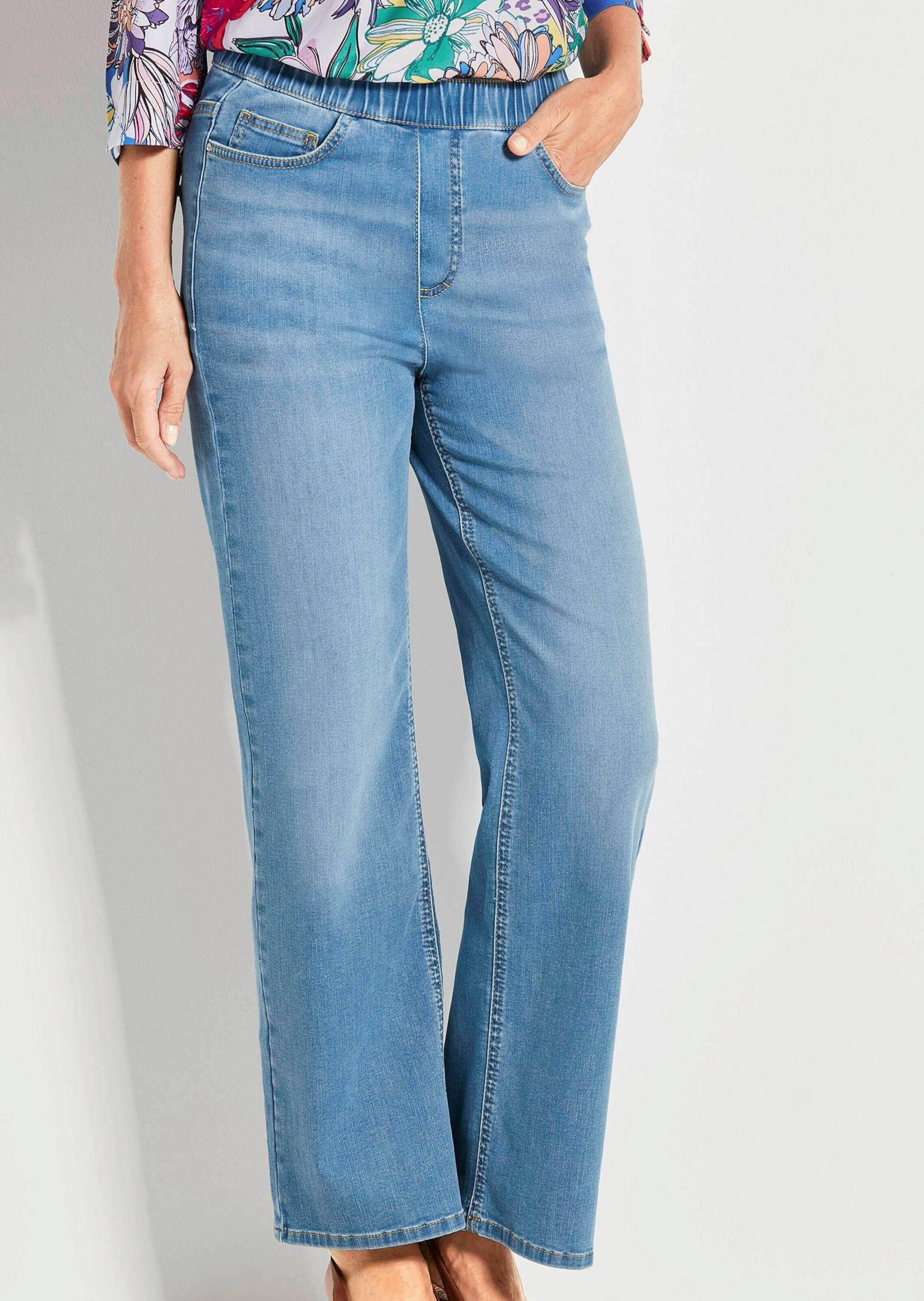 GOLDNER Stretch-Jeans »Kurzgröße Bequeme Jeanshose VERA«
