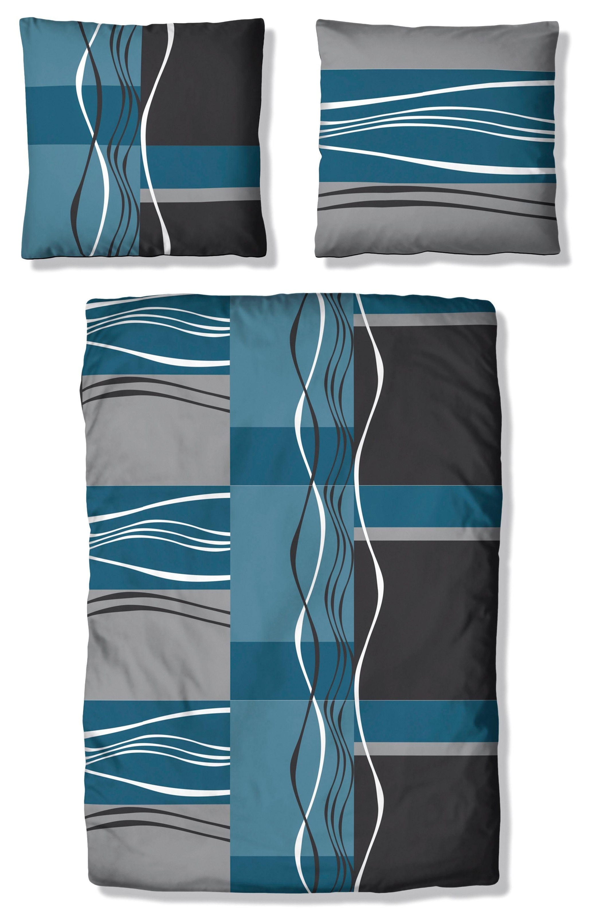 OTTO home Bettwäsche "Kelian" 3 in verschiedenen Qualitäten, gemusterte Bet günstig online kaufen