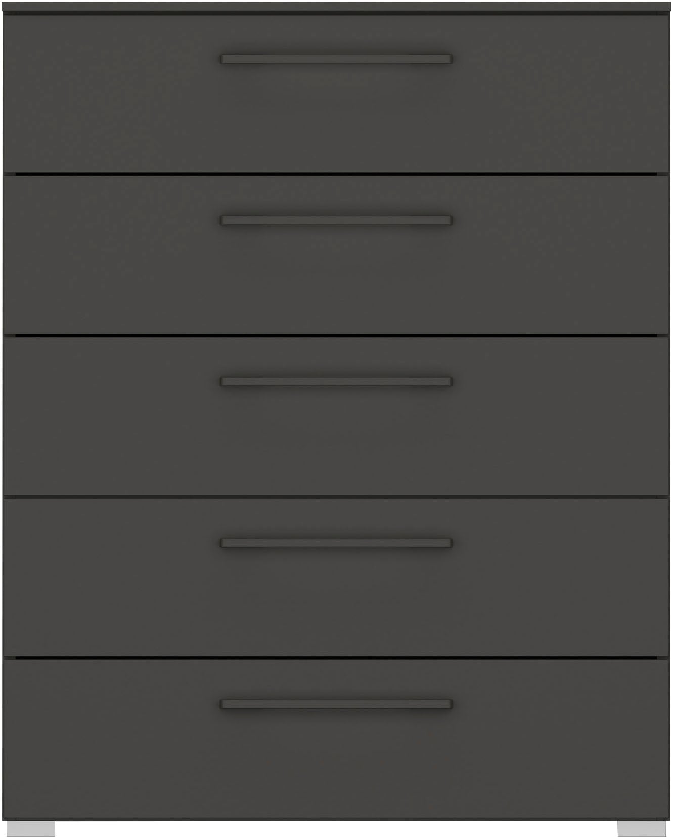 rauch Schubkastenkommode »Kommode Sideboard Wäscheschrank Schrank SKAT PURE« inkl. SOFT-CLOSE-FUNKTION,  mit 5 Schubladen in puristischem Design MADE IN GERMANY