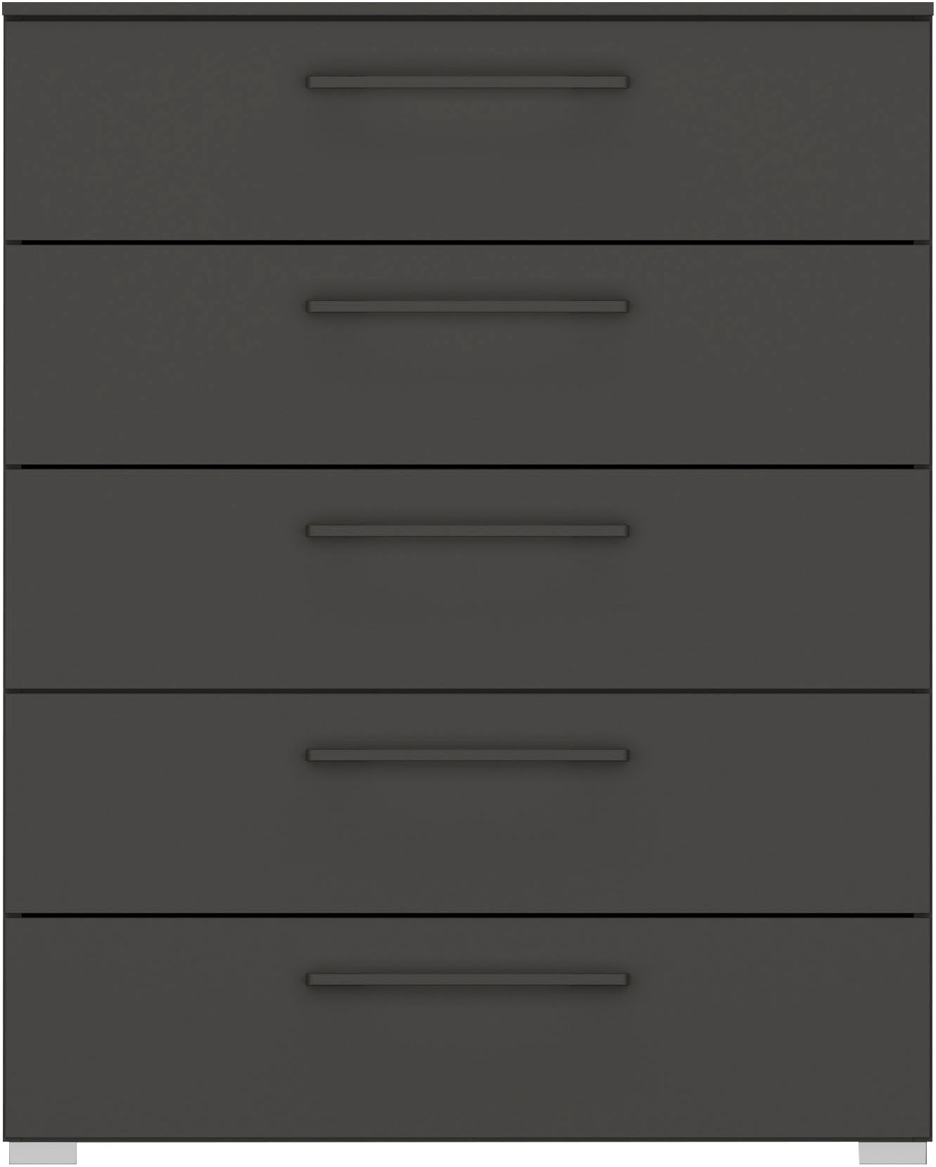 rauch Schubkastenkommode "Kommode Sideboard Wäscheschrank Schrank SKAT PURE" inkl. SOFT-CLOSE-FUNKTION, mit 5 Schubladen in puristischem Design MADE IN GERMANY