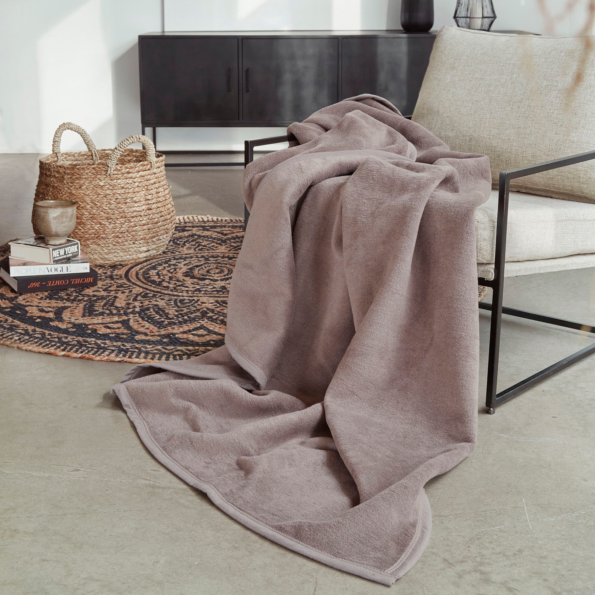 IBENA Kniedecke "Uni Kniedecke Luxus" unifarbenes Design günstig online kaufen