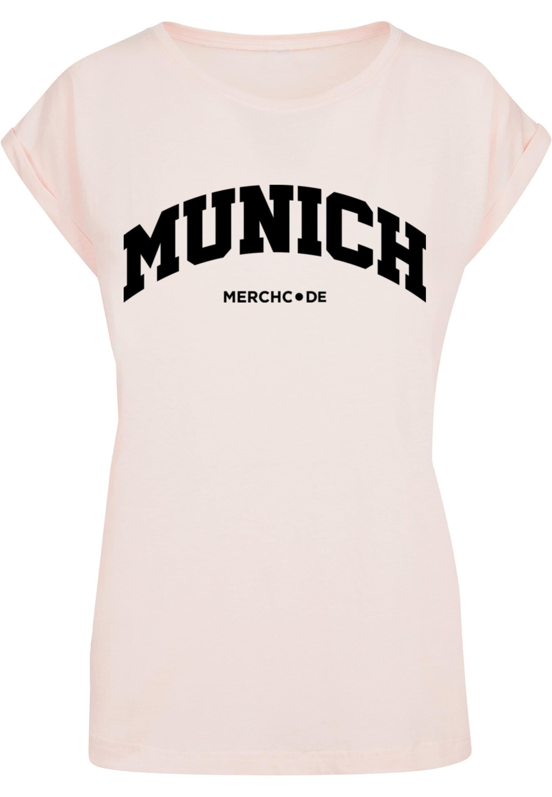 Merchcode T-Shirt "Merchcode Damen Ladies Munich Wording - T-Shirt" günstig online kaufen