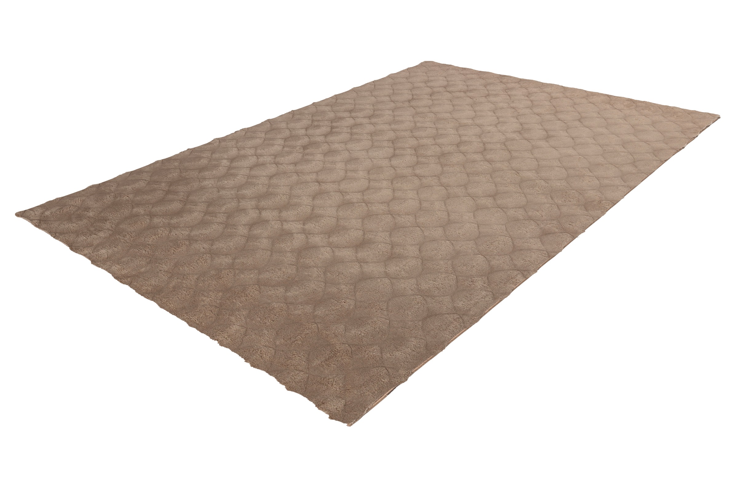 Teppich KAYOOM "Royal Glow 825", taupe, B:120cm H:30mm L:170cm, Polyester, Teppiche, Teppich, Auch in rund, Hochflor, Modernes Muster, Vegan 2
