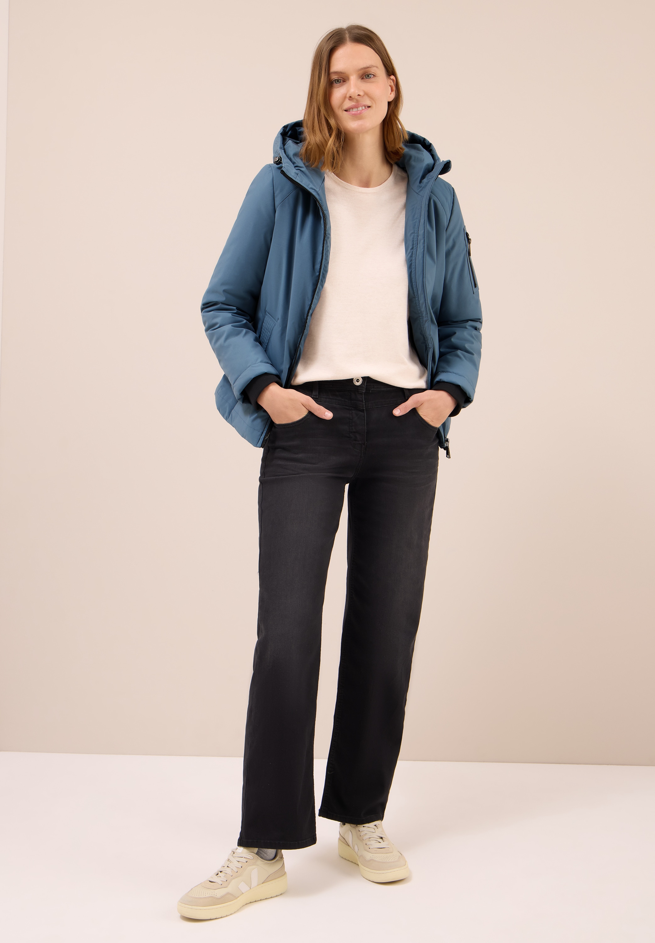 Cecil Outdoorjacke, mit Kapuze, mit Kapuze
