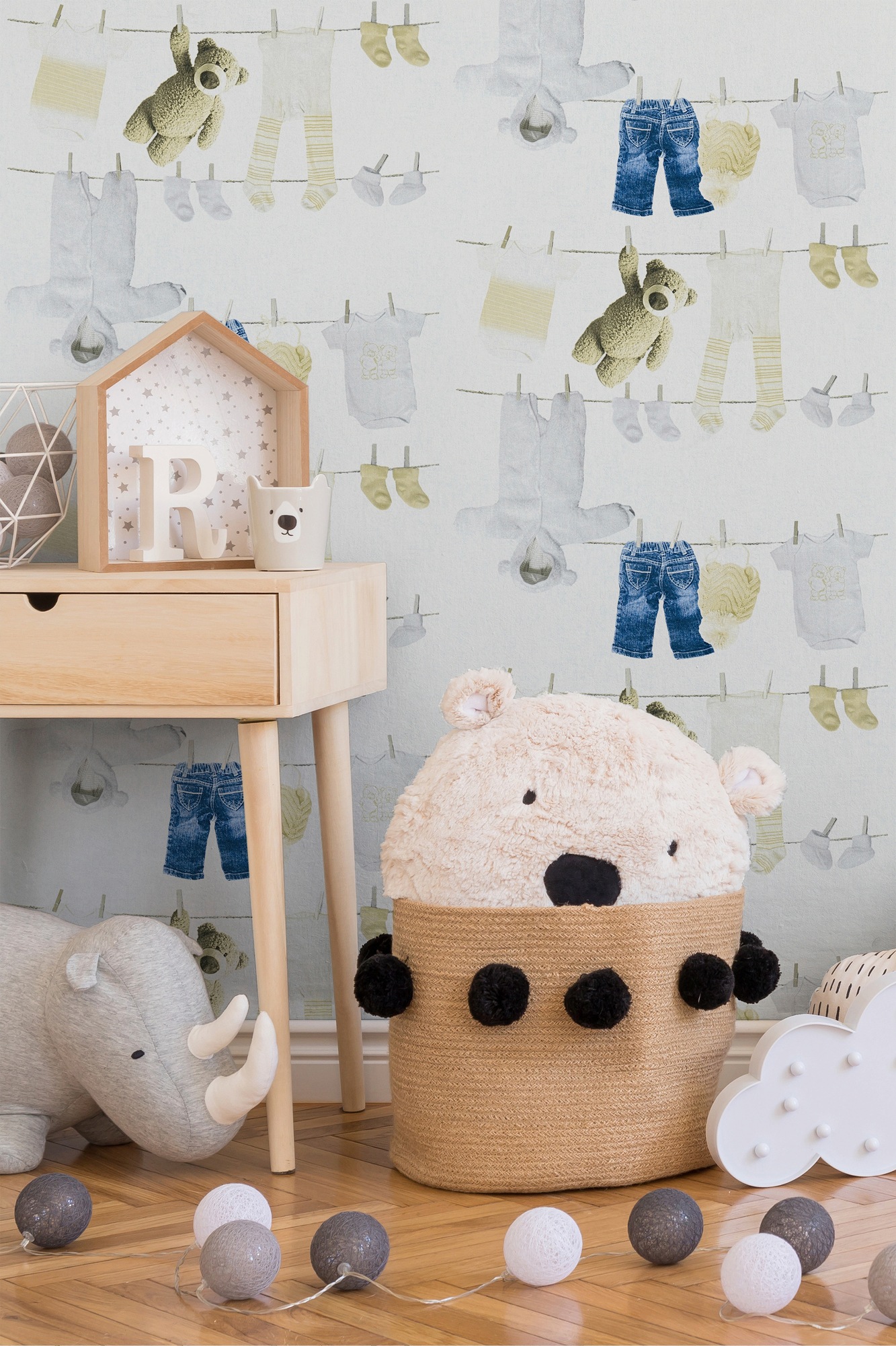 living walls Vliestapete »Little Stars«, Strukturmuster-gemustert-Motiv, Tapete Kinder Tapeten Kinderzimmer Schlafzimmer modern Design Optik