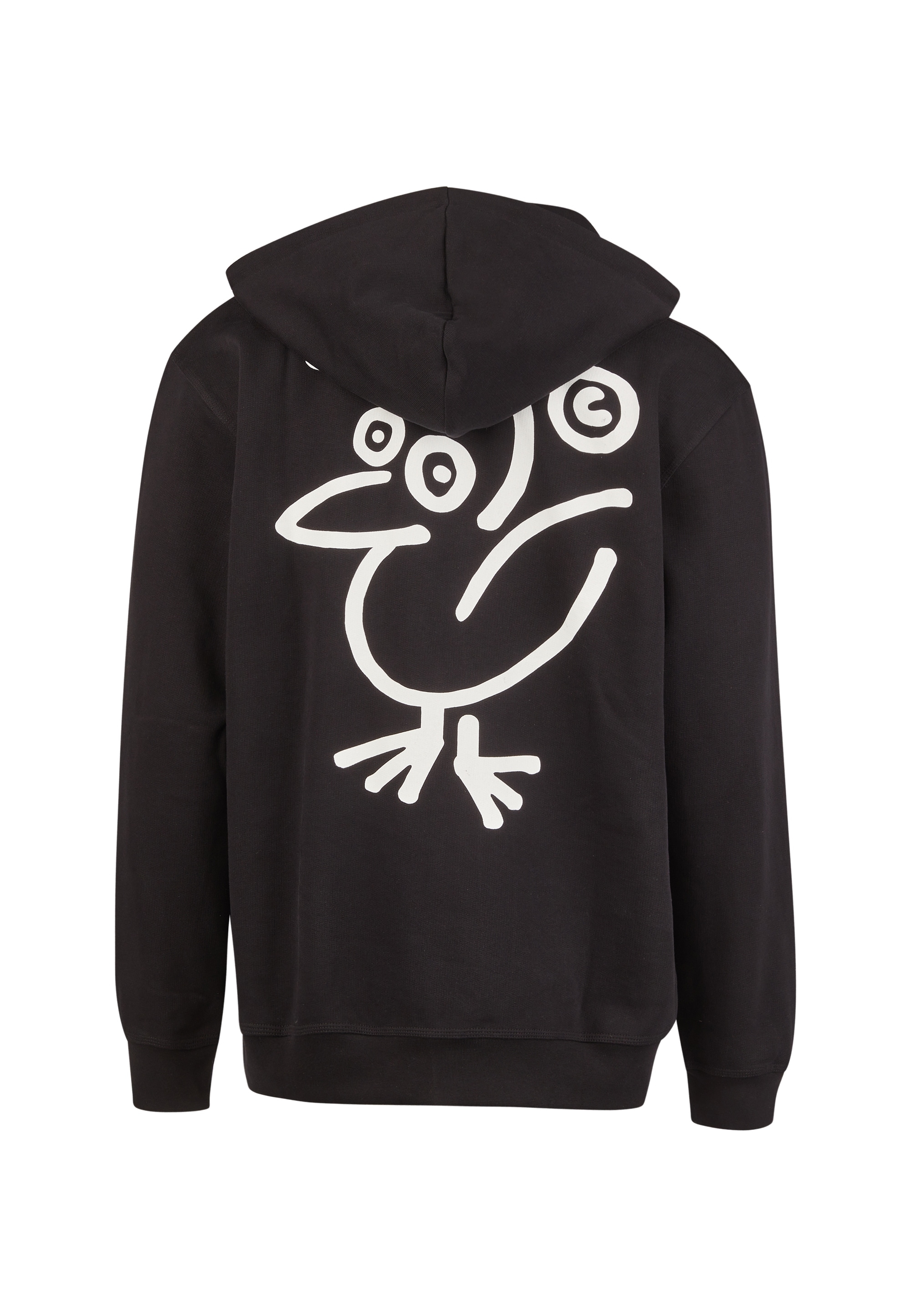 Cleptomanicx Kapuzensweatshirt »Sketchu Gull Zip«, mit großem Print hinten