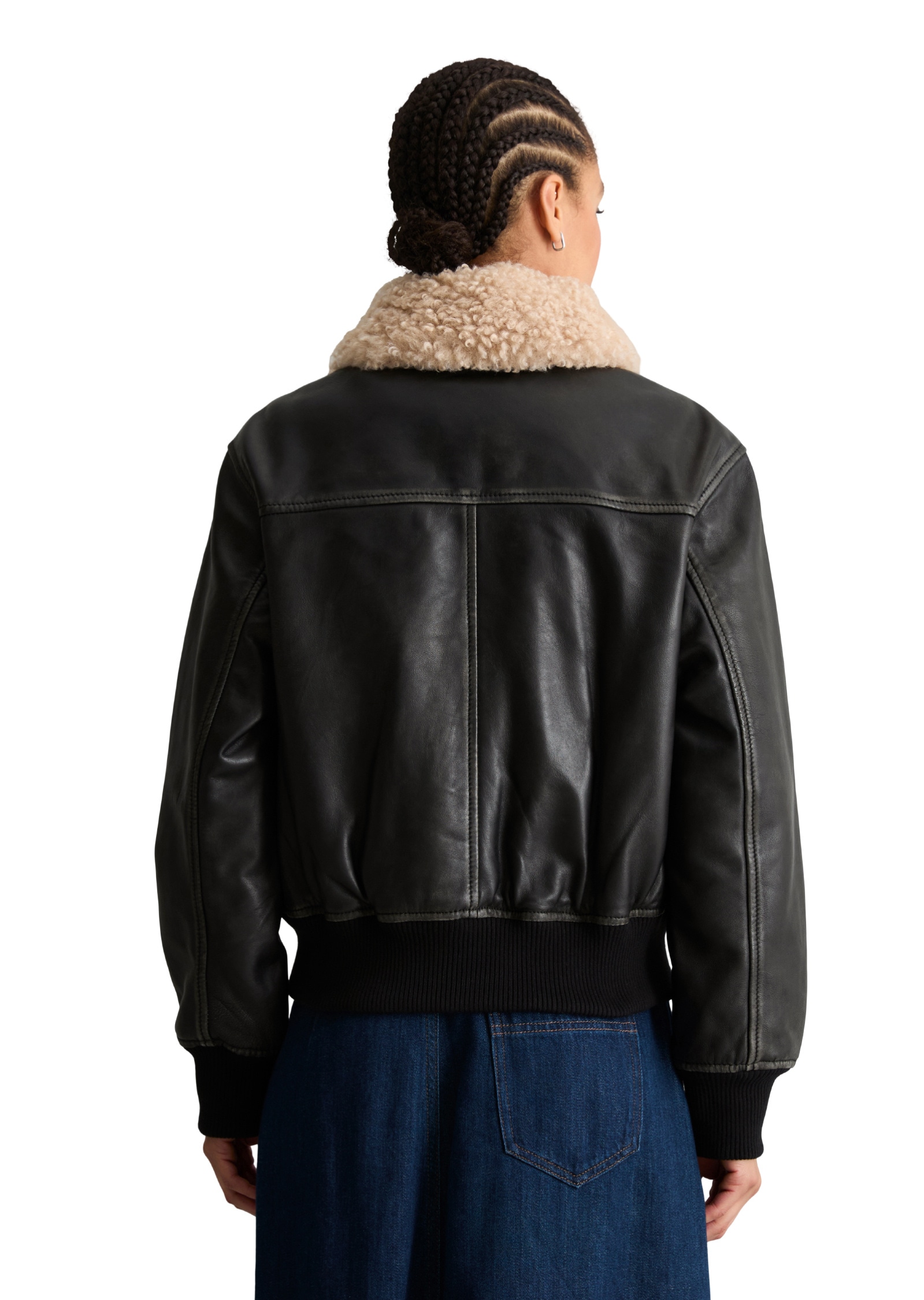 Marc O'Polo DENIM Lederjacke »aus softem Lammnappaleder«
