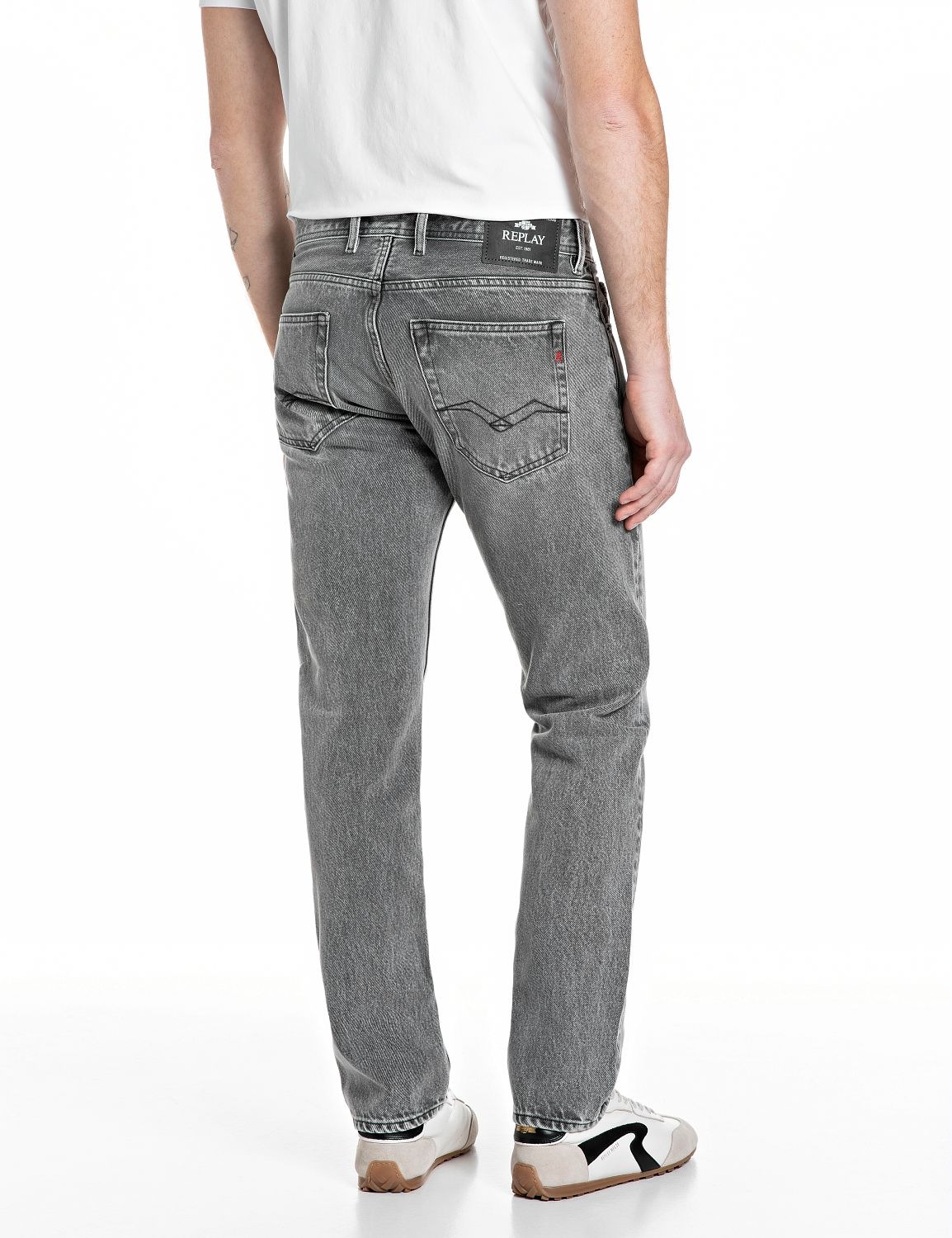 Replay Straight-Jeans "GROVER" in vielen verschiedenen Waschungen, mit Stre günstig online kaufen