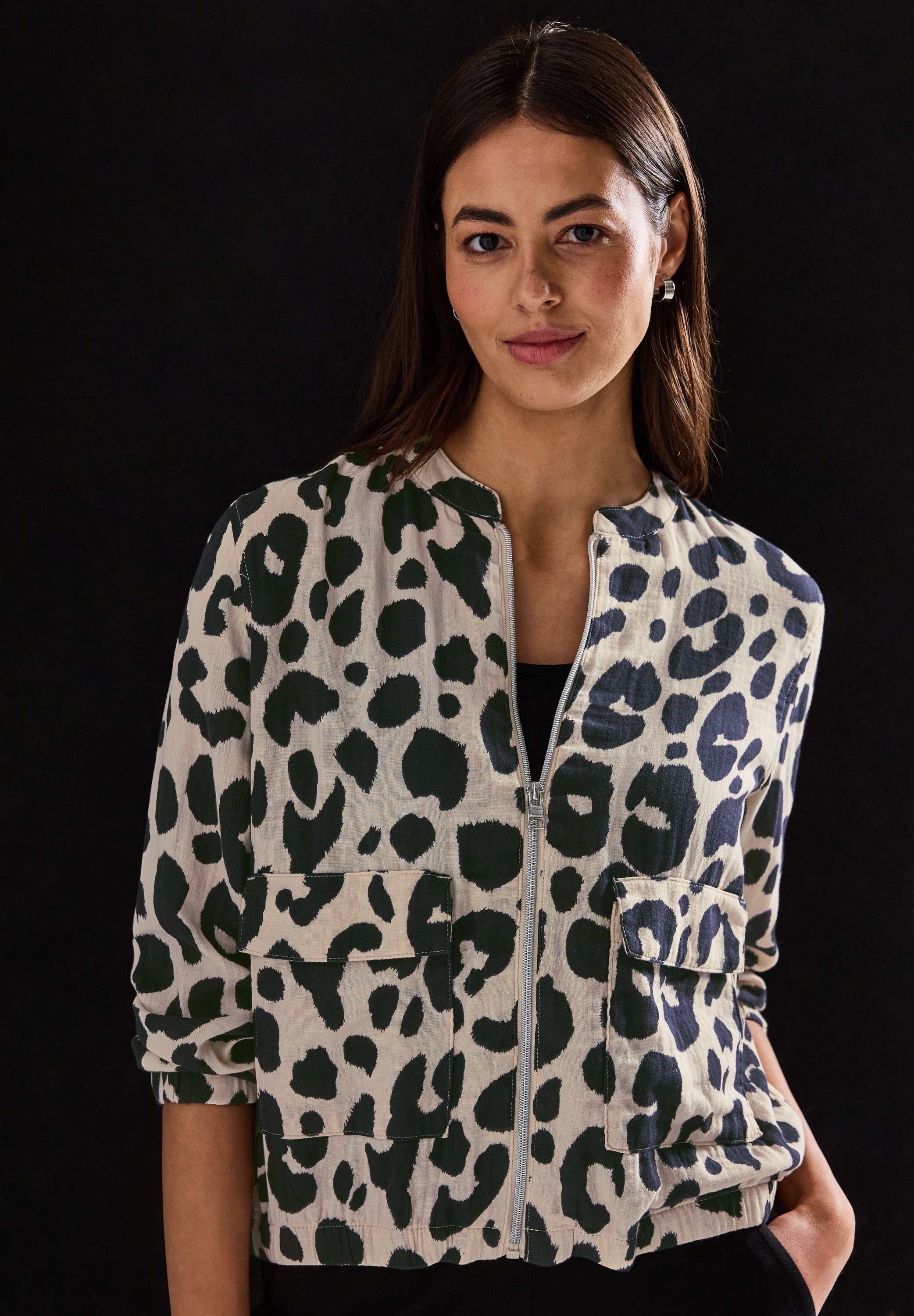 STREET ONE Blouson, mit animal Print günstig online kaufen