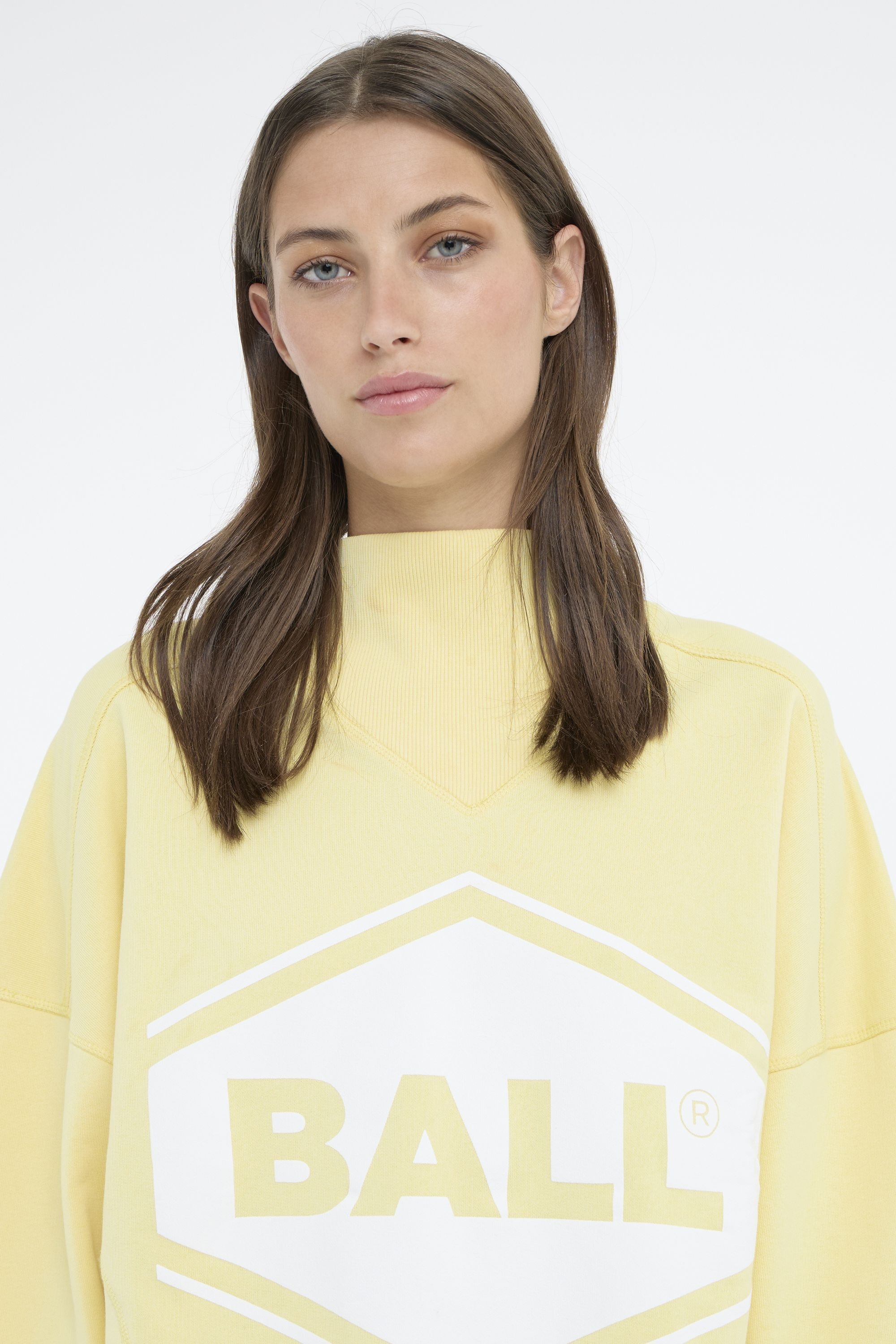 BALL Rundhalspullover »Sweater BAFOSSATI HIGH COLLAR«
