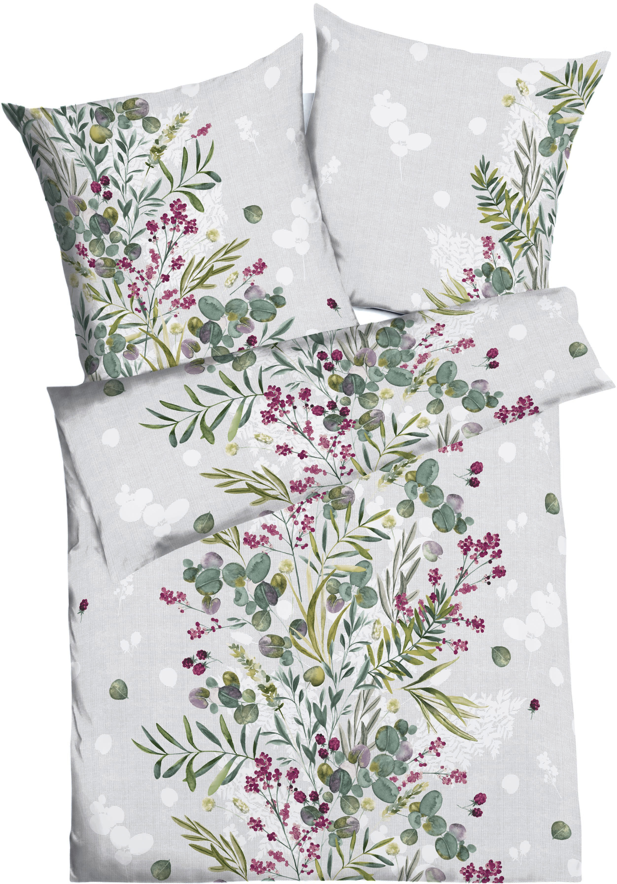 Kaeppel Bettwäsche "Boho Bouquet" 2 Stk. Mit Blumenmuster