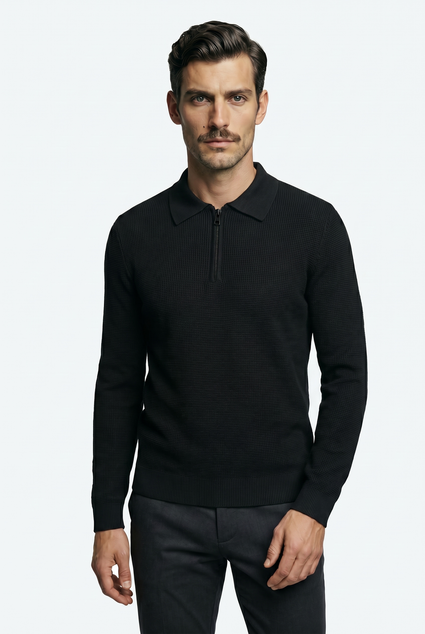 JOOP Strickpullover "Wiktor" Regular fit mit Troyer-Kragen