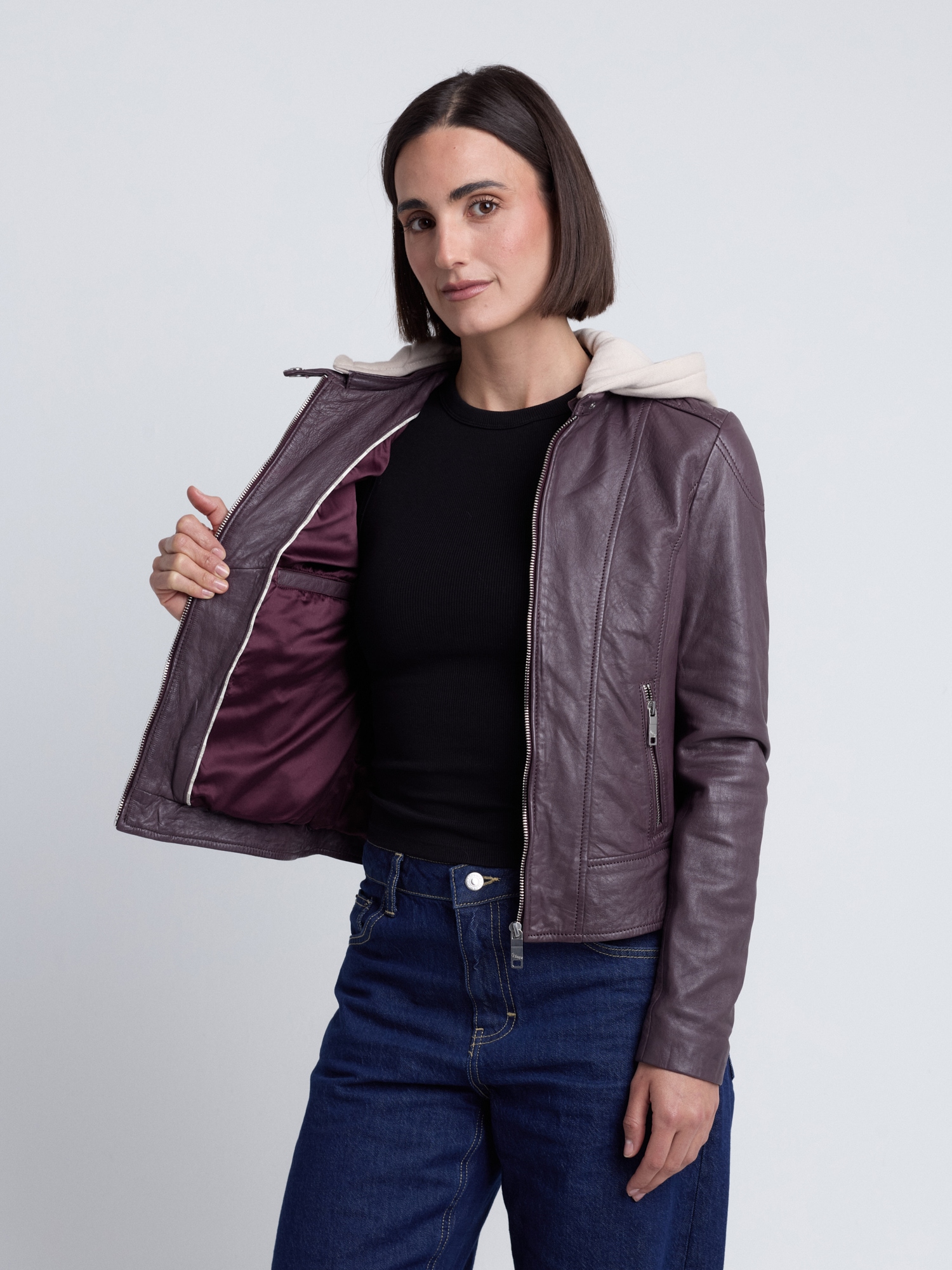 Maze Lederjacke »42024107«