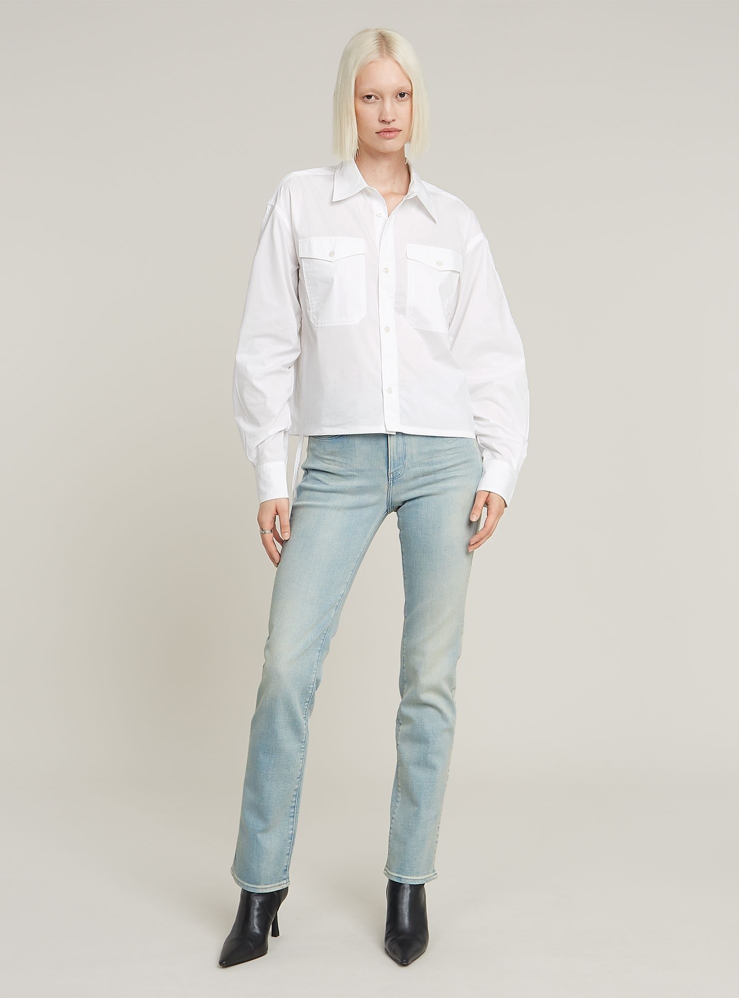 G-STAR Langarmshirt »Boxy Hemd«