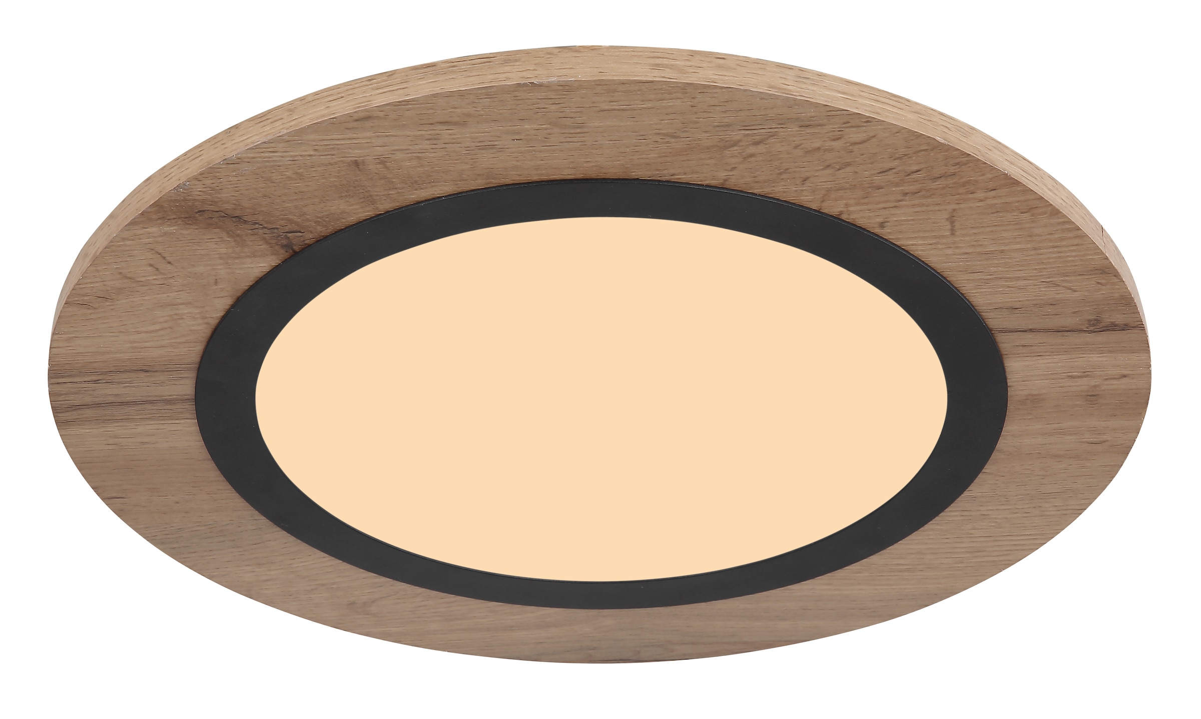 GLOBO LIGHTING LED Deckenleuchte »LEA«, Leuchtmittel LED-Modul | LED fest integriert, Deckenlampe/Wohnzimmer/Schlafzimmer/modern/Holz