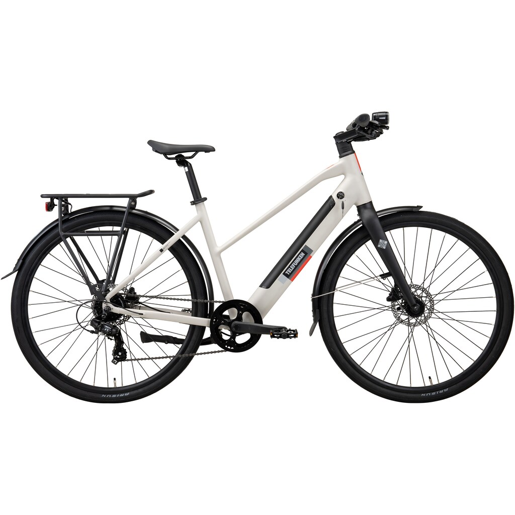 Telefunken E-Bike »UH210 Damen«, 7 Gang, Shimano, Heckmotor 250 W