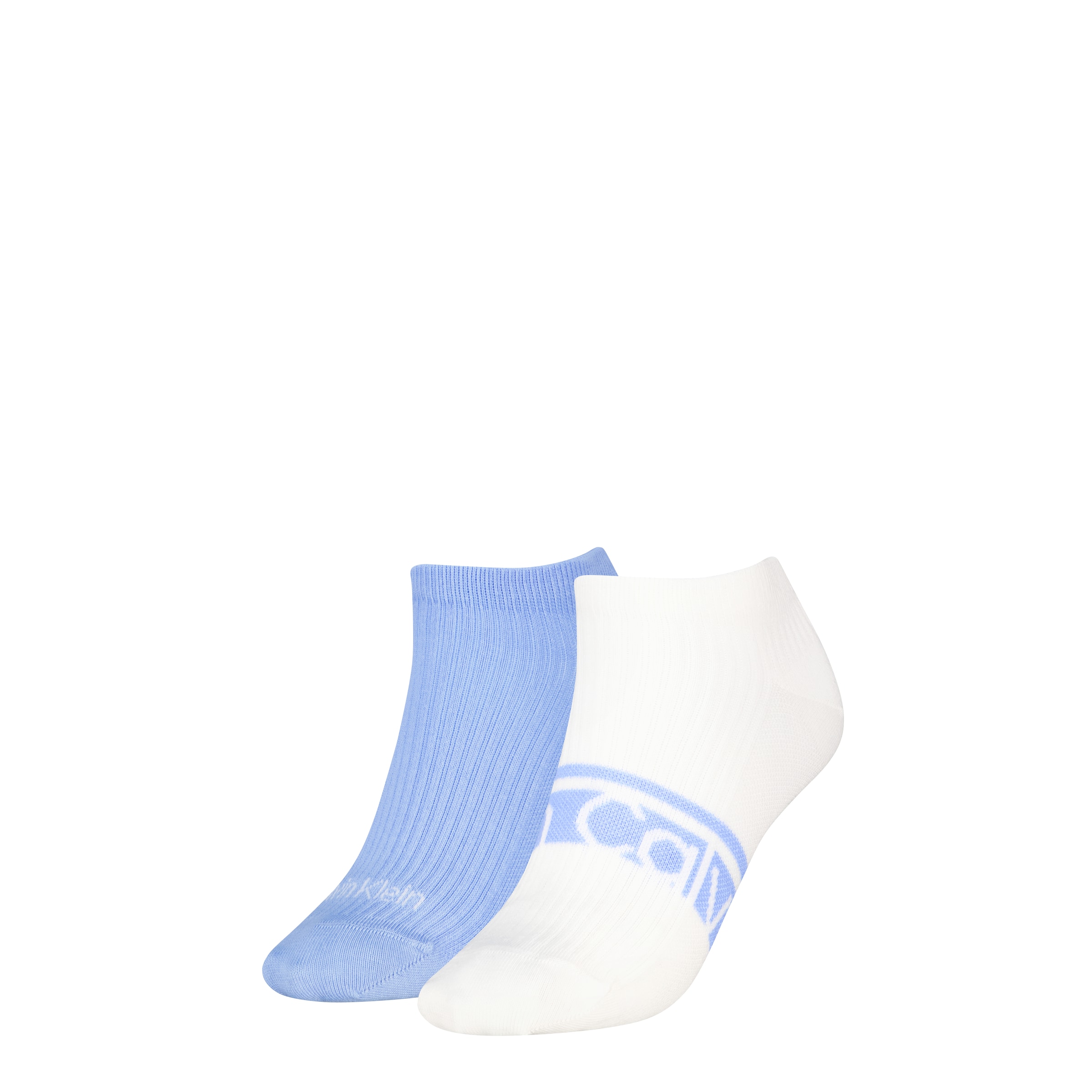 Calvin Klein Sneakersocken »CK WOMEN SNEAKER LOGO STRIPE« 2 Paar,  mit Logoschriftzug, Cotton-Mix