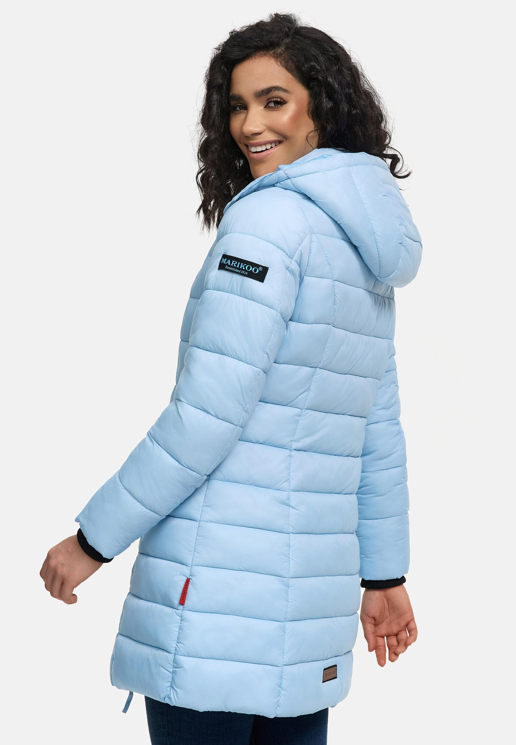 Marikoo Steppmantel »Abendsternchen«, zeitloser Wintermantel mit schmaler Steppung