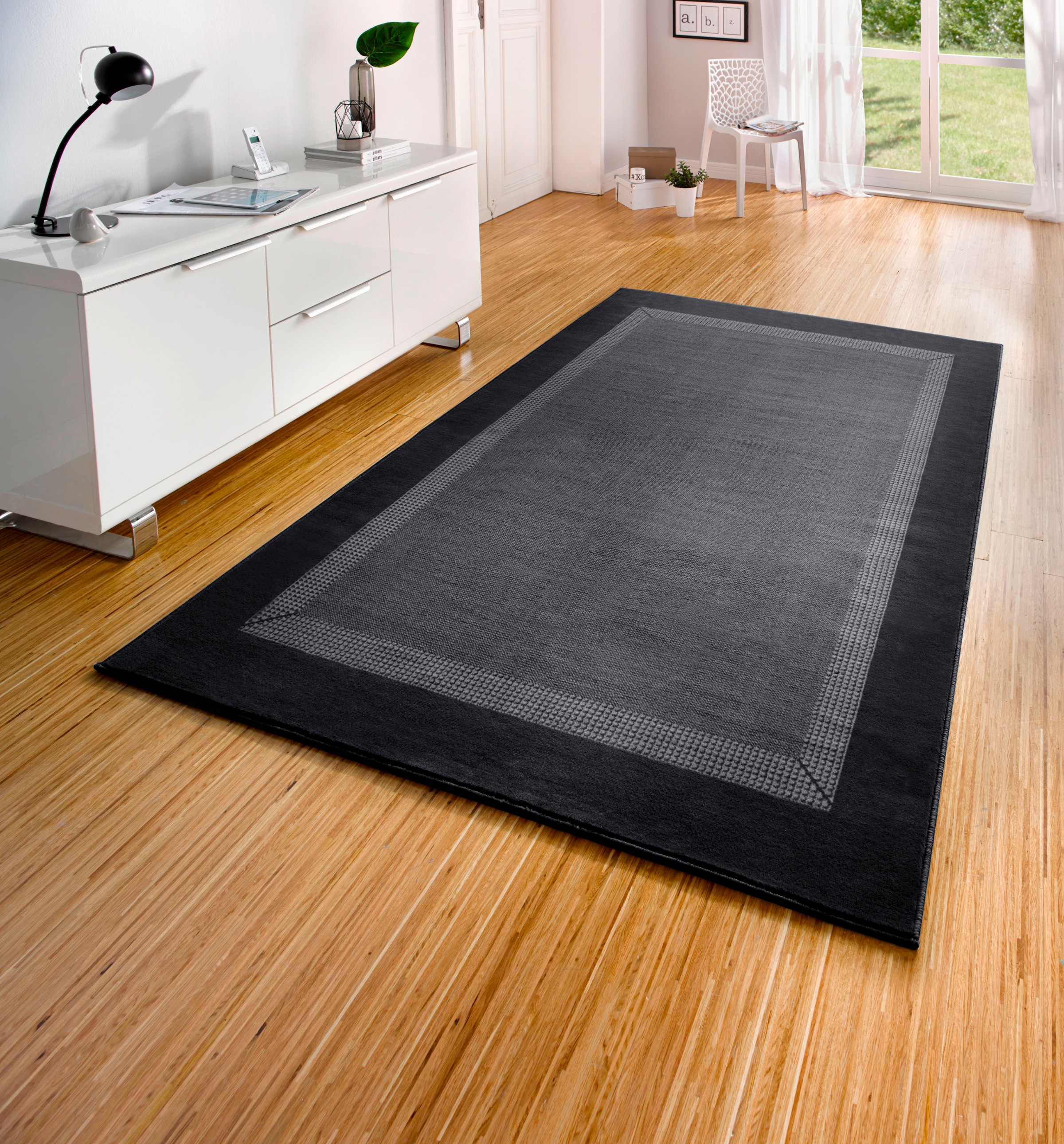 HANSE Home Teppich "Band" rechteckig 9 mm Höhe Kurzflor, weich, Läufer Größ günstig online kaufen